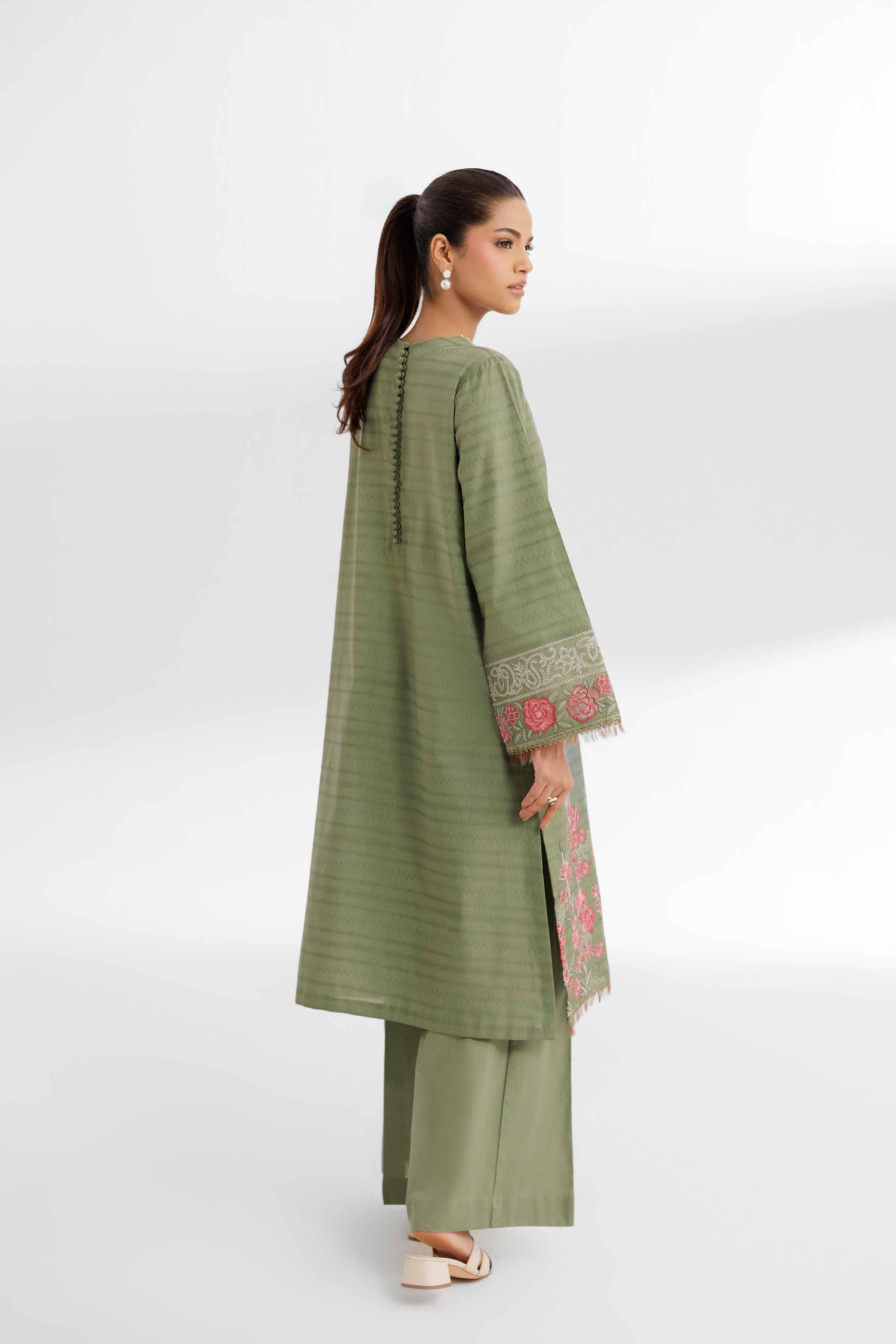 2 Piece - Dyed Embroidered Suit - 42502155 for Women - Unstitched Collection | Nishat | Shop Online