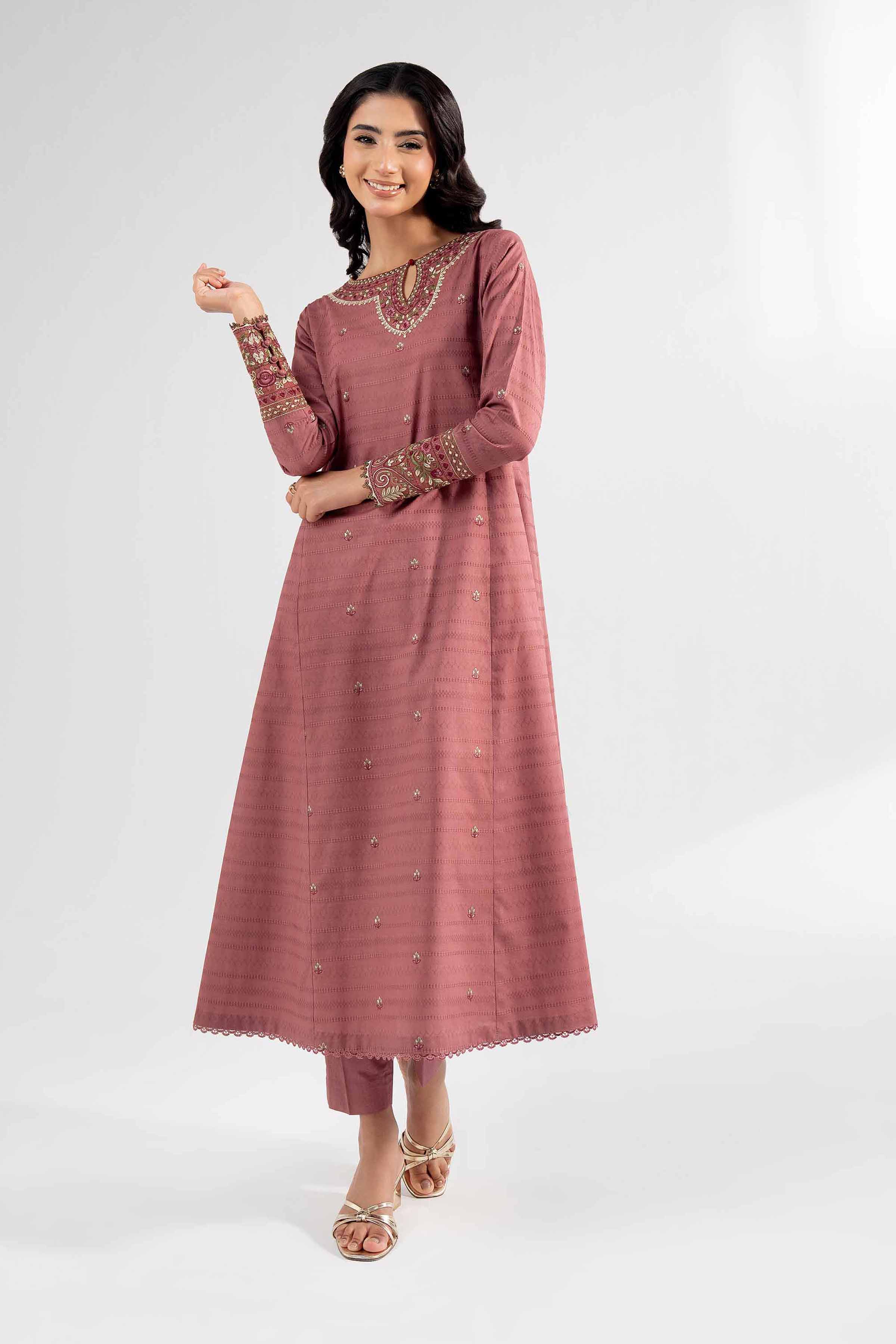 2 Piece - Dyed Embroidered Suit - 42502156 for Women - Unstitched Collection | Nishat | Shop Online