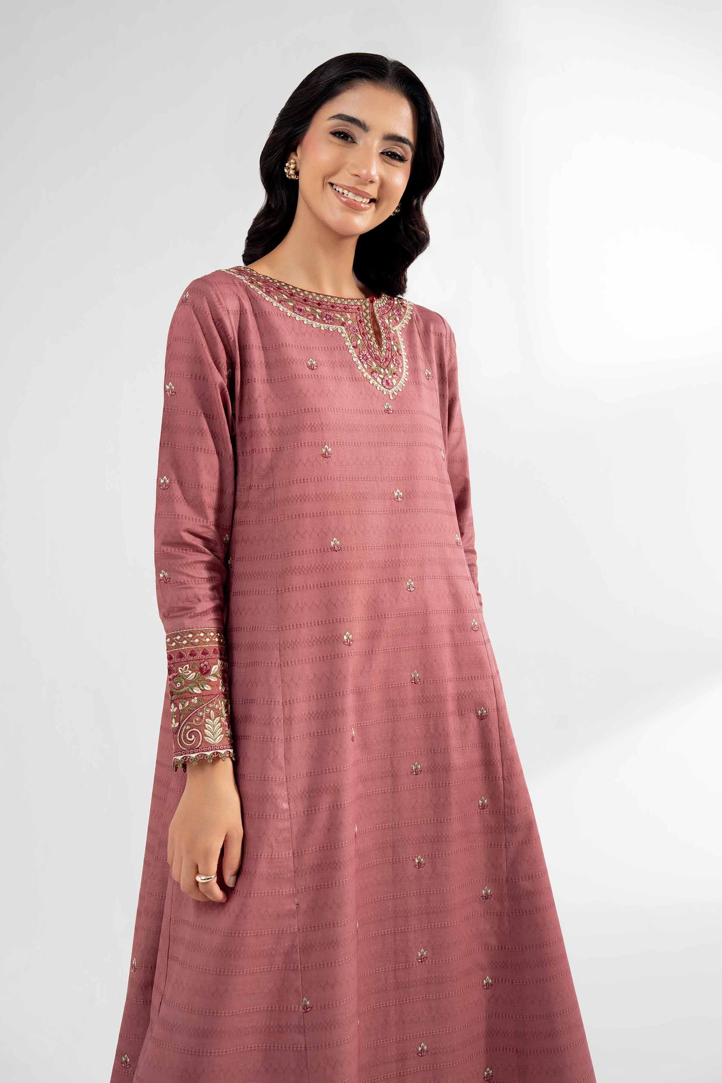 2 Piece - Dyed Embroidered Suit - 42502156 for Women - Unstitched Collection | Nishat | Shop Online