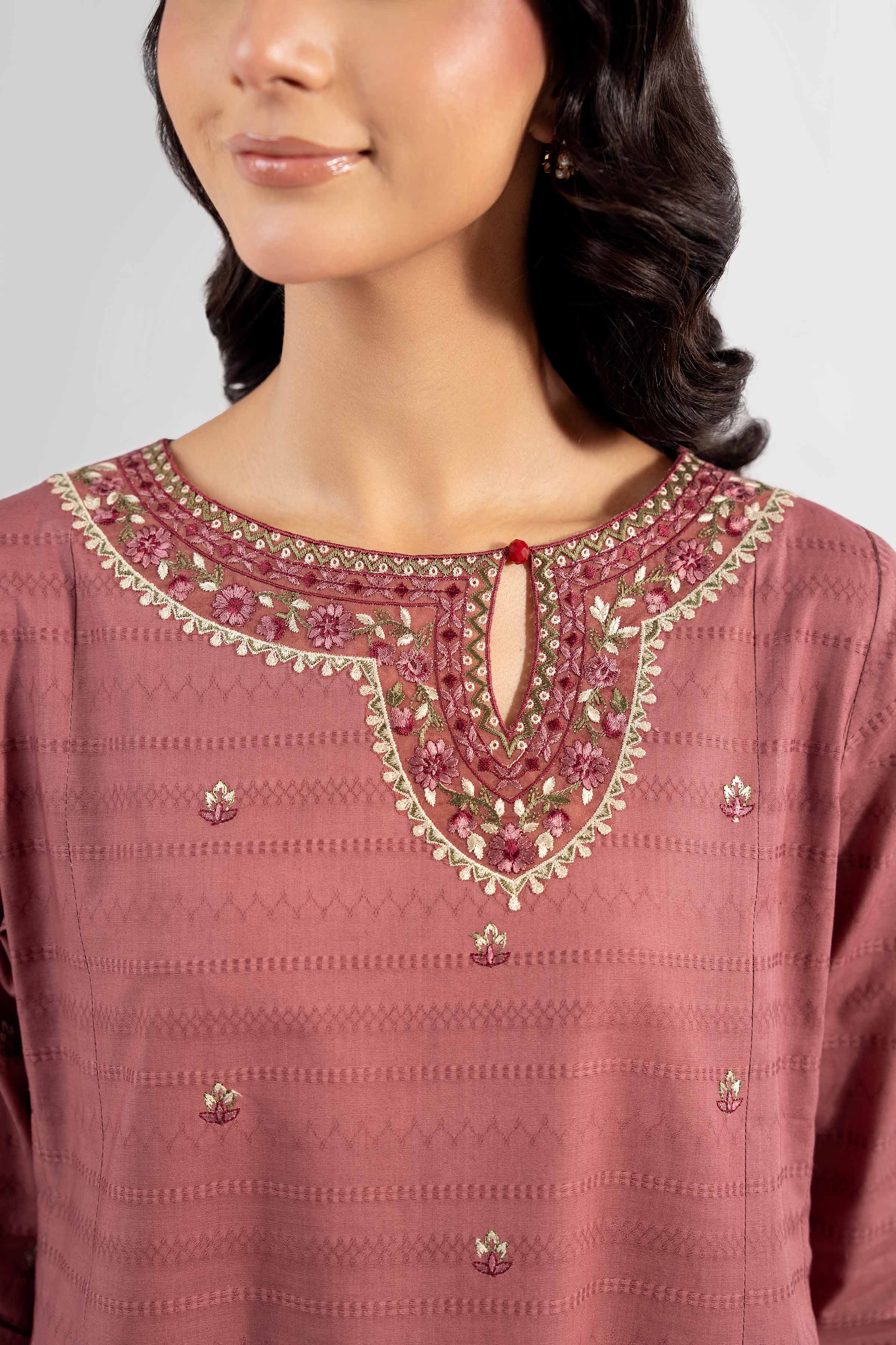 2 Piece - Dyed Embroidered Suit - 42502156 for Women - Unstitched Collection | Nishat | Shop Online