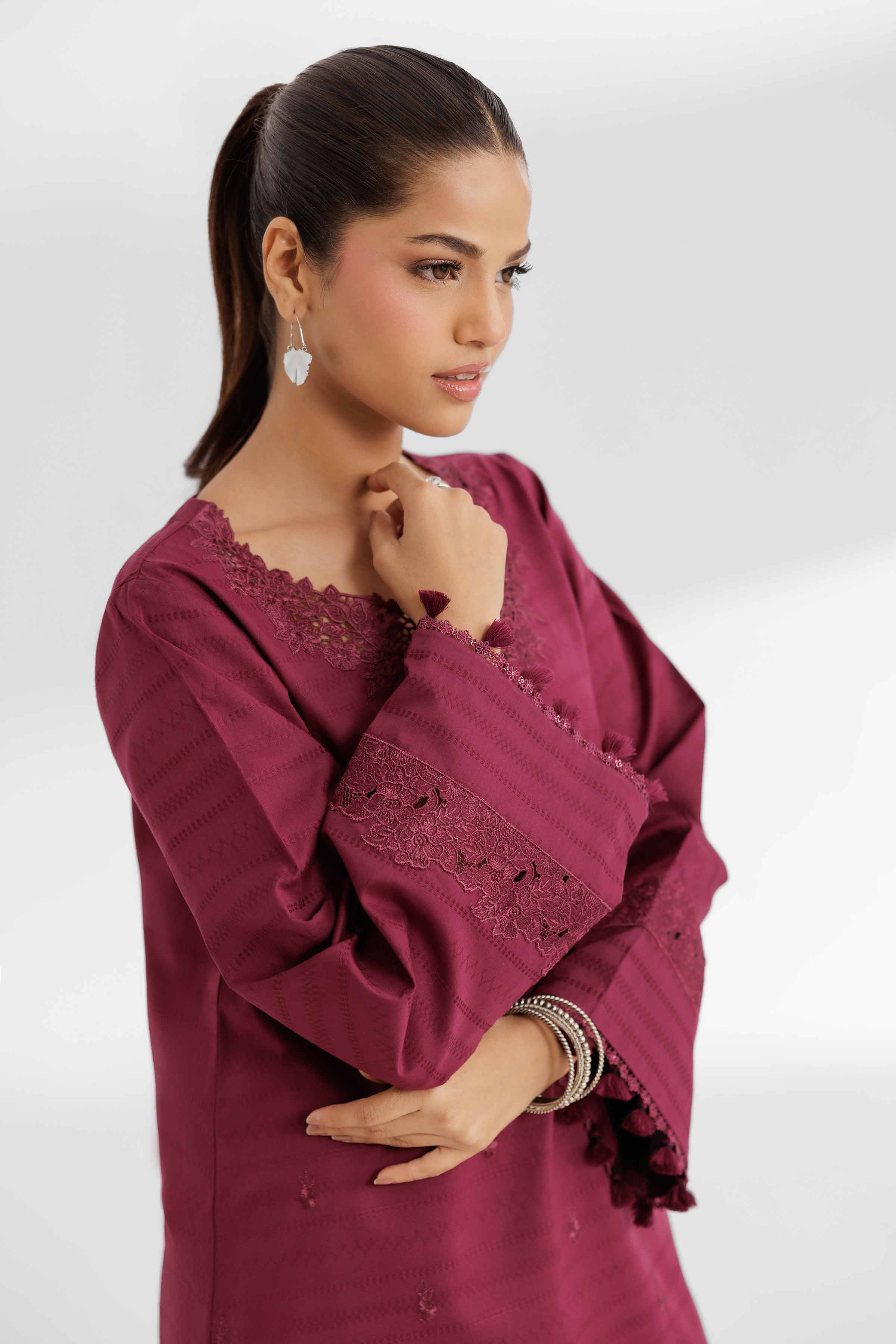 2 Piece - Dyed Embroidered Suit - 42502158 for Women - Unstitched Collection | Nishat | Shop Online