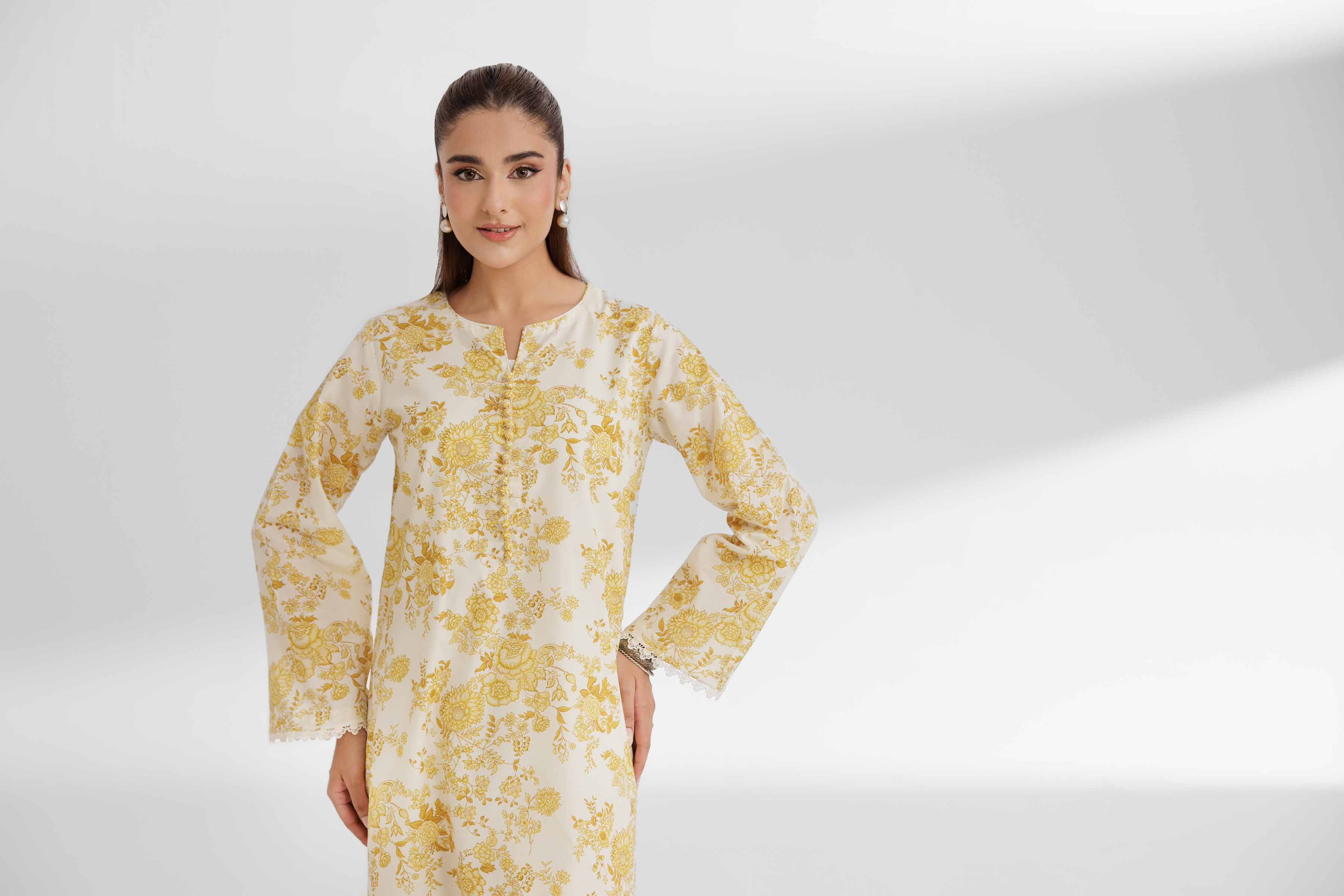 2 Piece - Printed Suit - 42502159 for Women - Unstitched Collection | Nishat | Shop Online