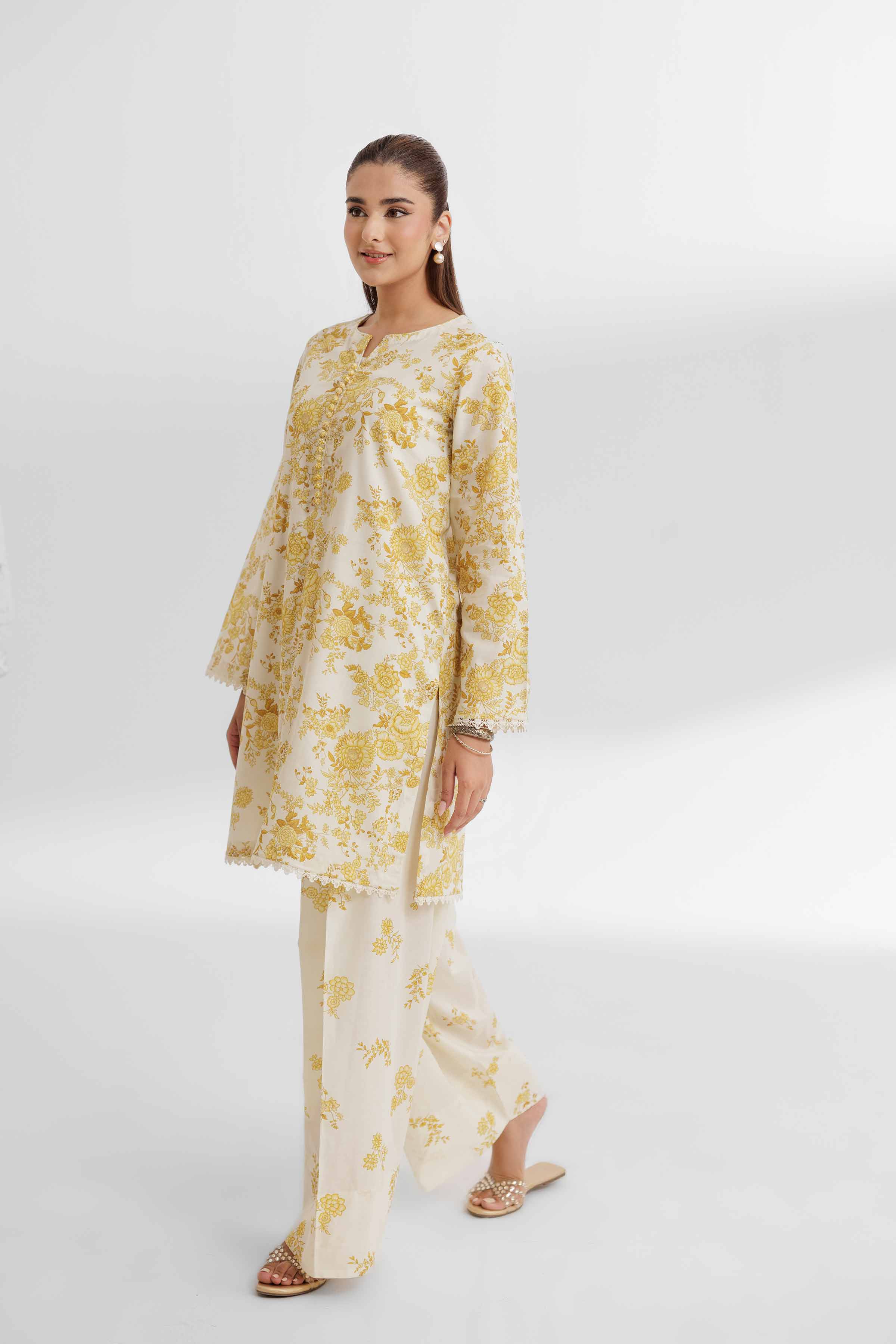 2 Piece - Printed Suit - 42502159 for Women - Unstitched Collection | Nishat | Shop Online