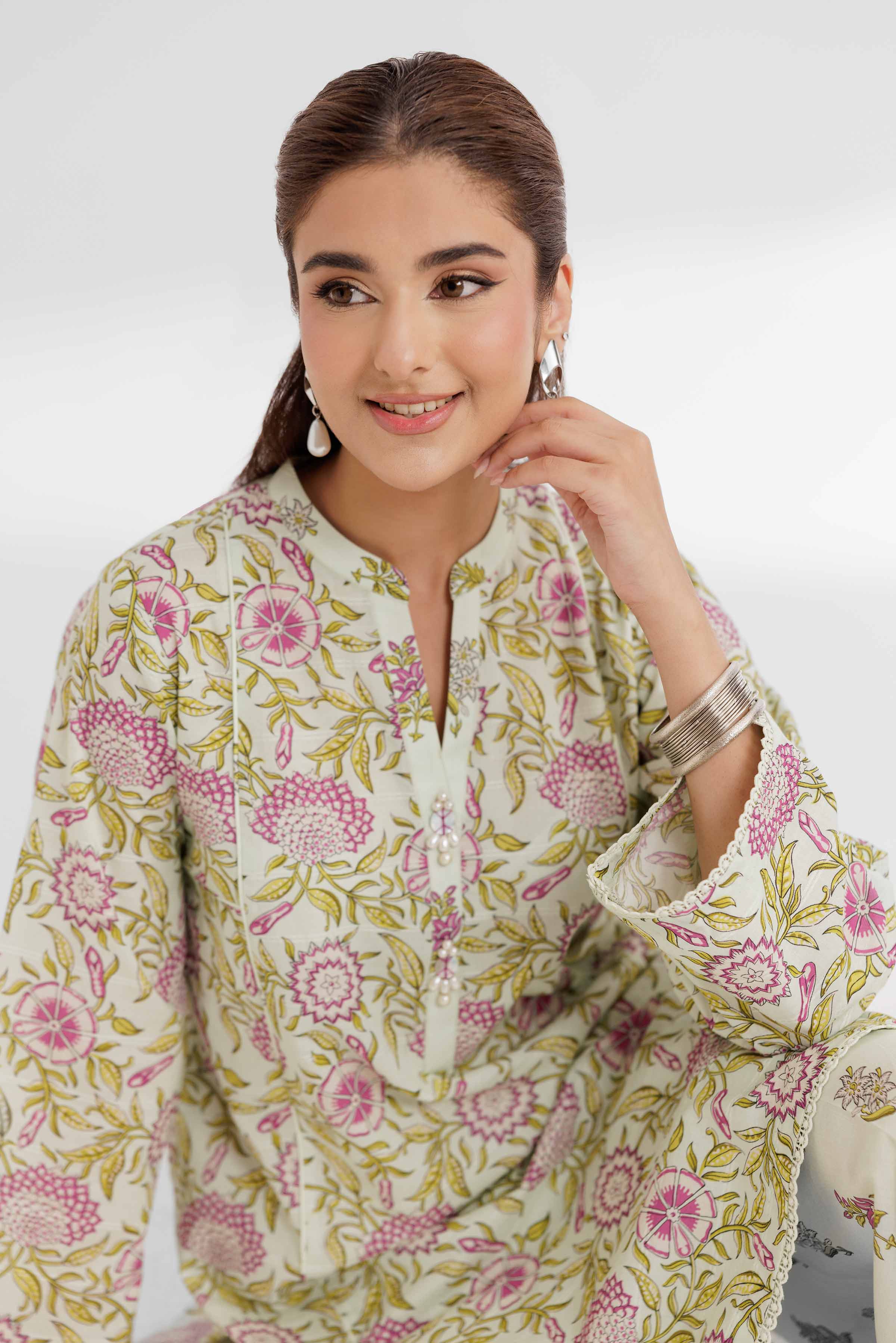 2 Piece - Printed Suit - 42502160 for Women - Unstitched Collection | Nishat | Shop Online