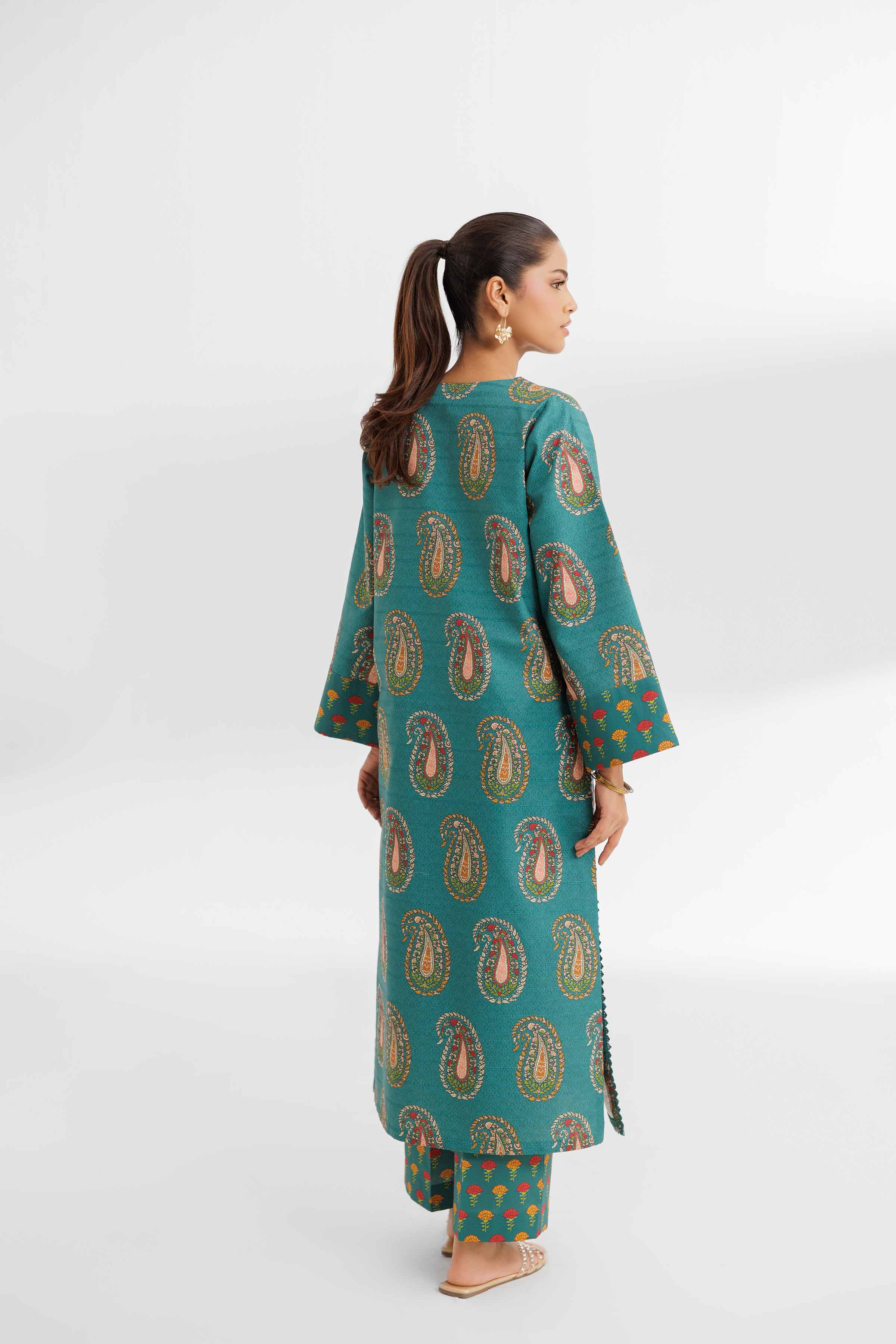 2 Piece - Printed Suit - 42502162 for Women - Unstitched Collection | Nishat | Shop Online