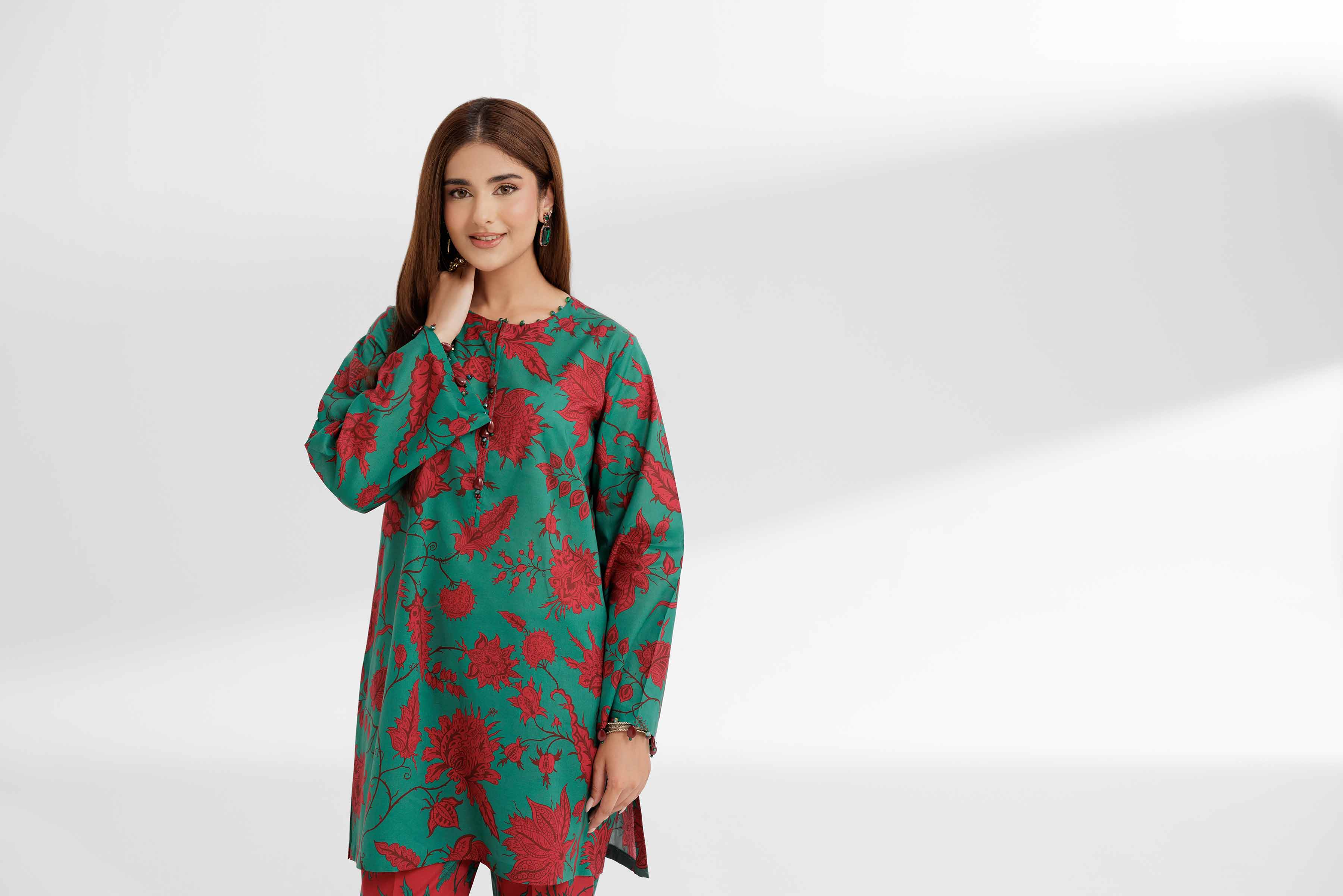 2 Piece - Printed Suit - 42502164 for Women - Unstitched Collection | Nishat | Shop Online