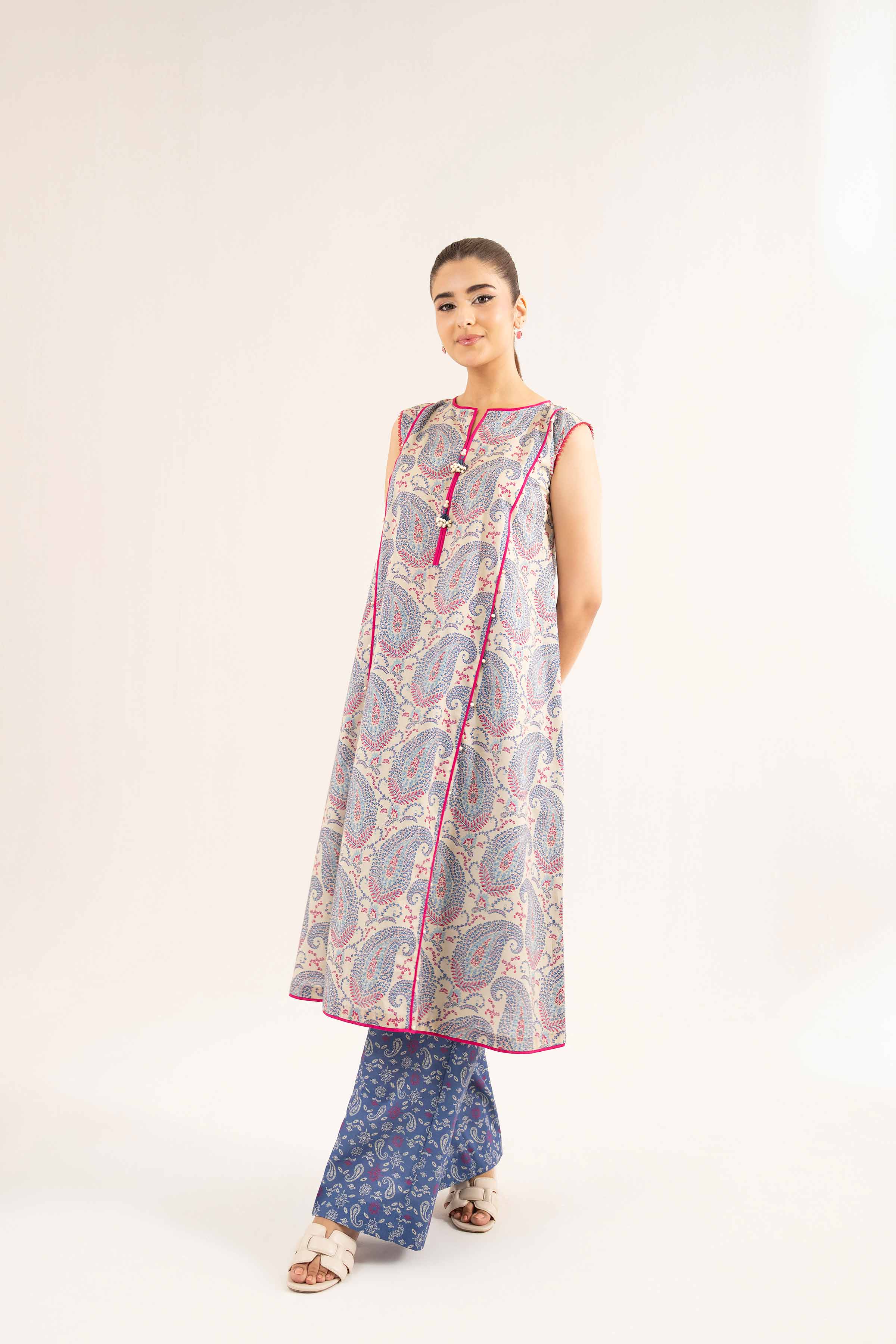 2 Piece - Printed Suit - 42502166 for Women - Unstitched Collection | Nishat | Shop Online