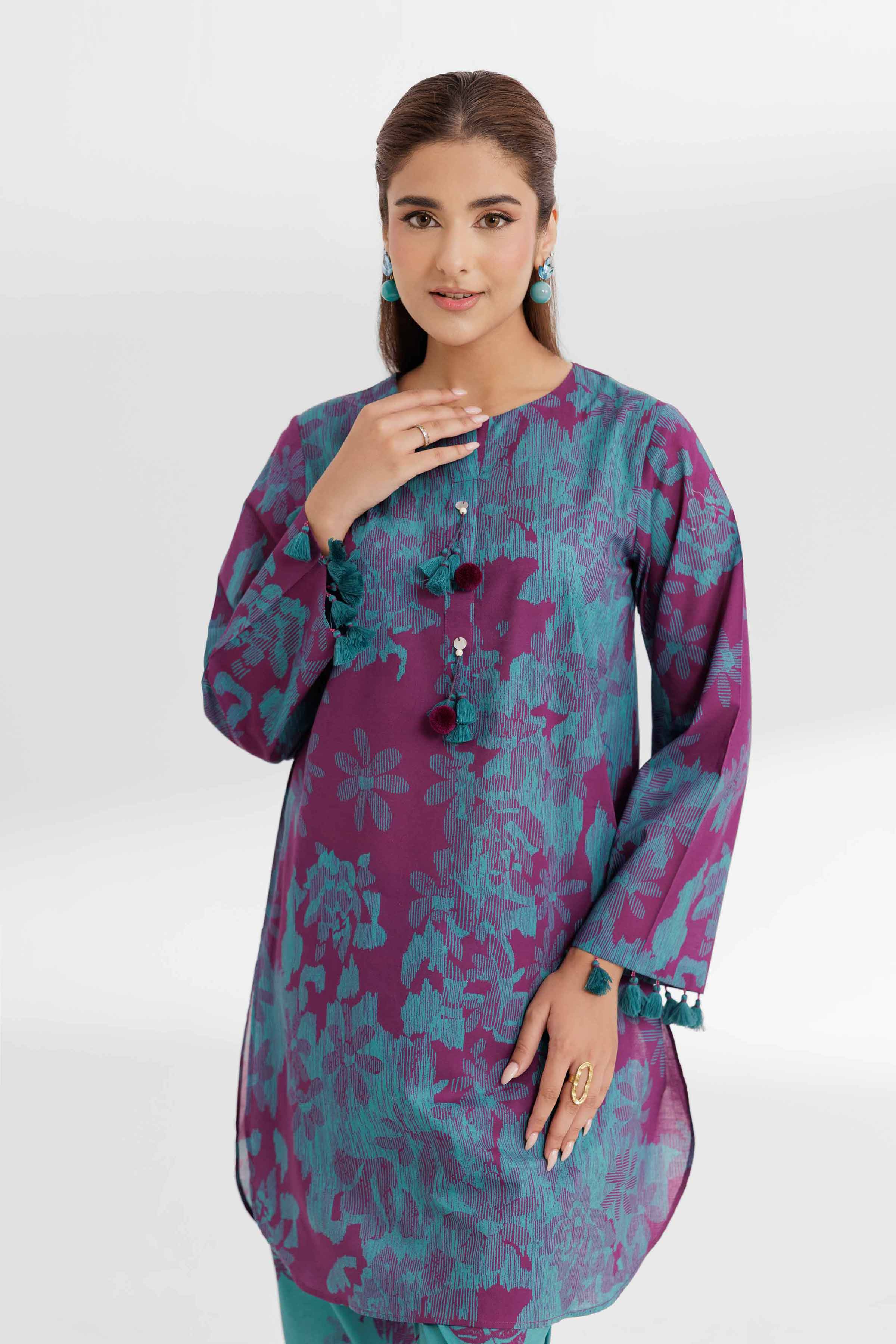 2 Piece - Printed Suit - 42502168 for Women - Unstitched Collection | Nishat | Shop Online