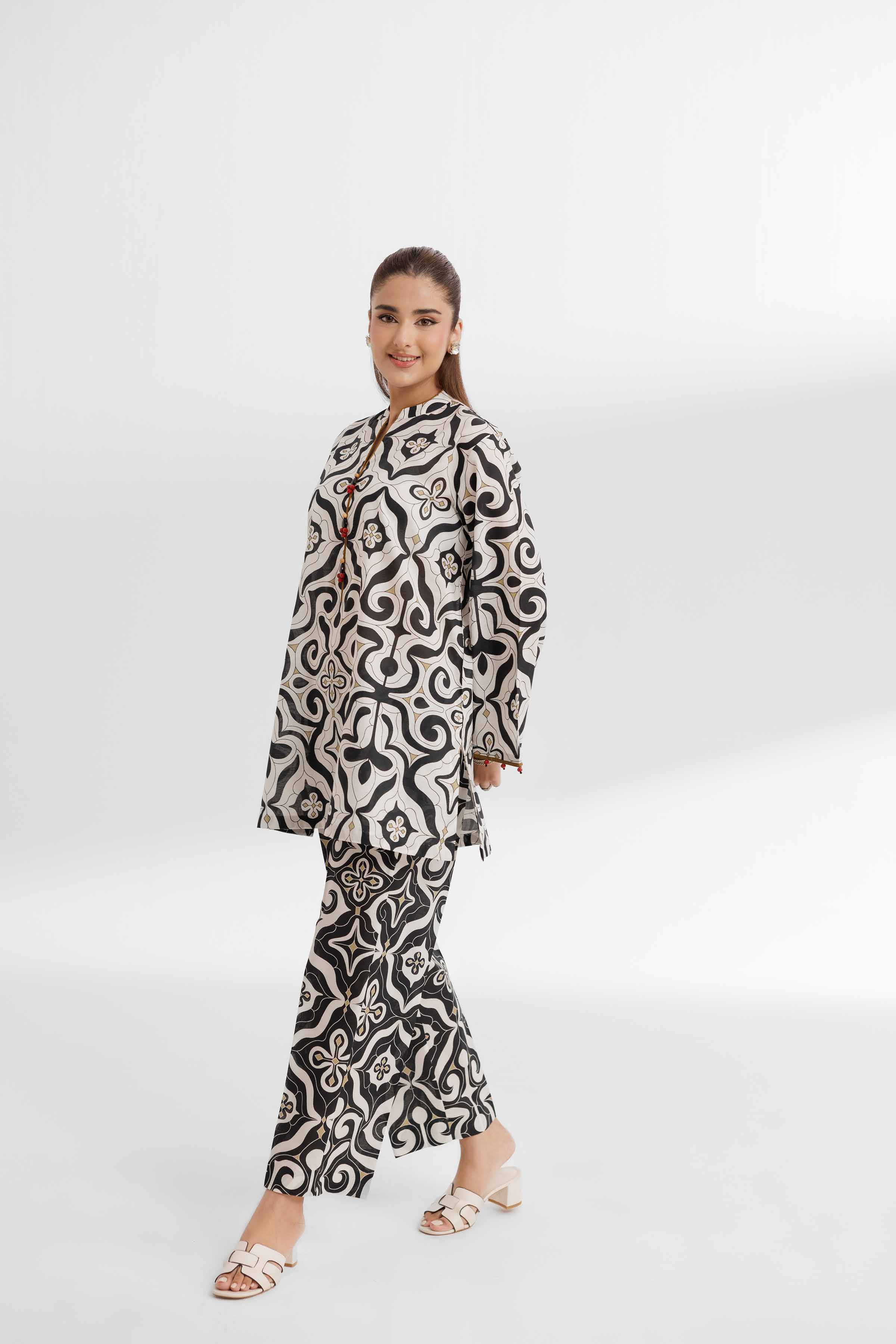 2 Piece - Printed Suit - 42502169 for Women - Unstitched Collection | Nishat | Shop Online