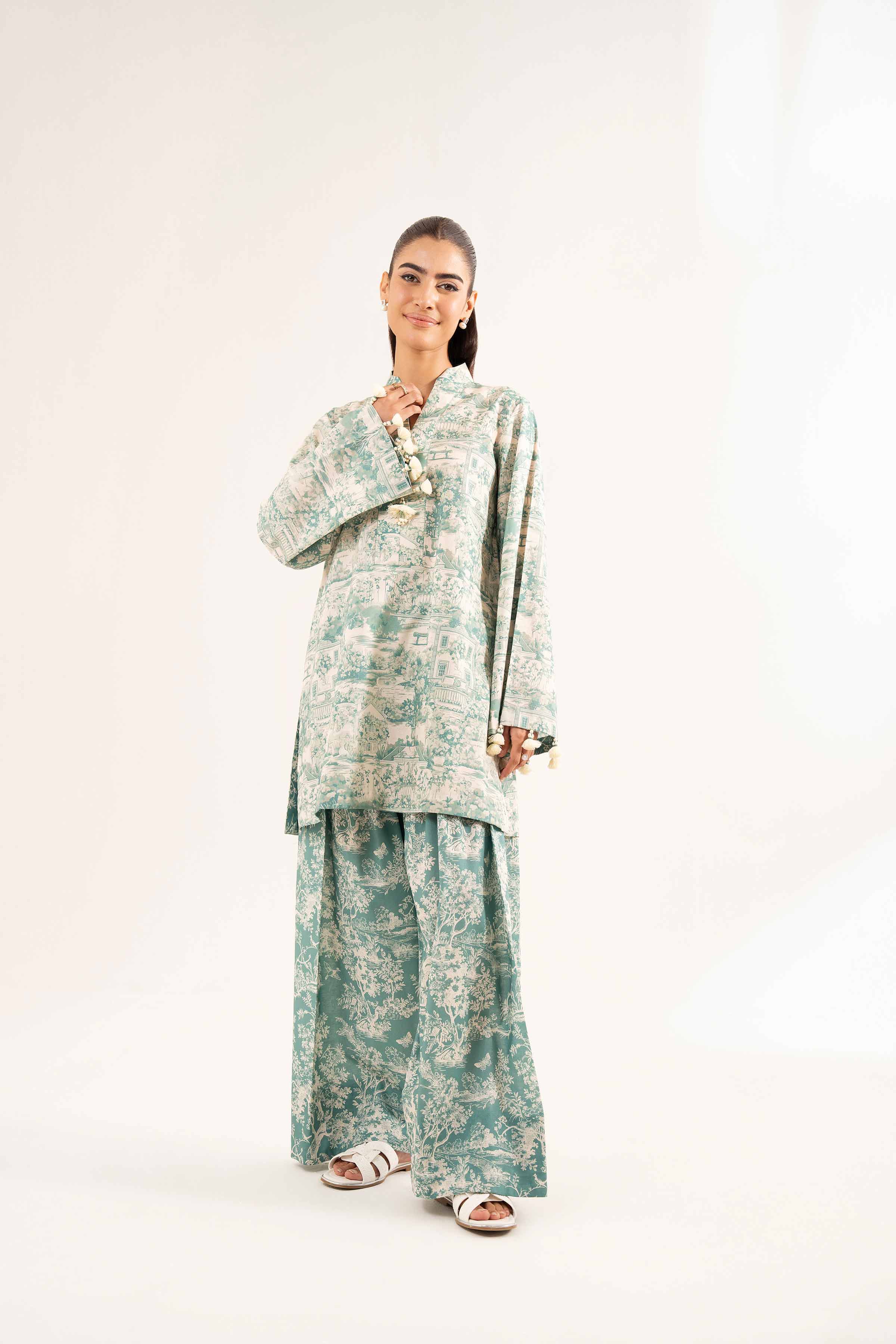 2 Piece - Printed Suit - 42502173 for Women - Unstitched Collection | Nishat | Shop Online
