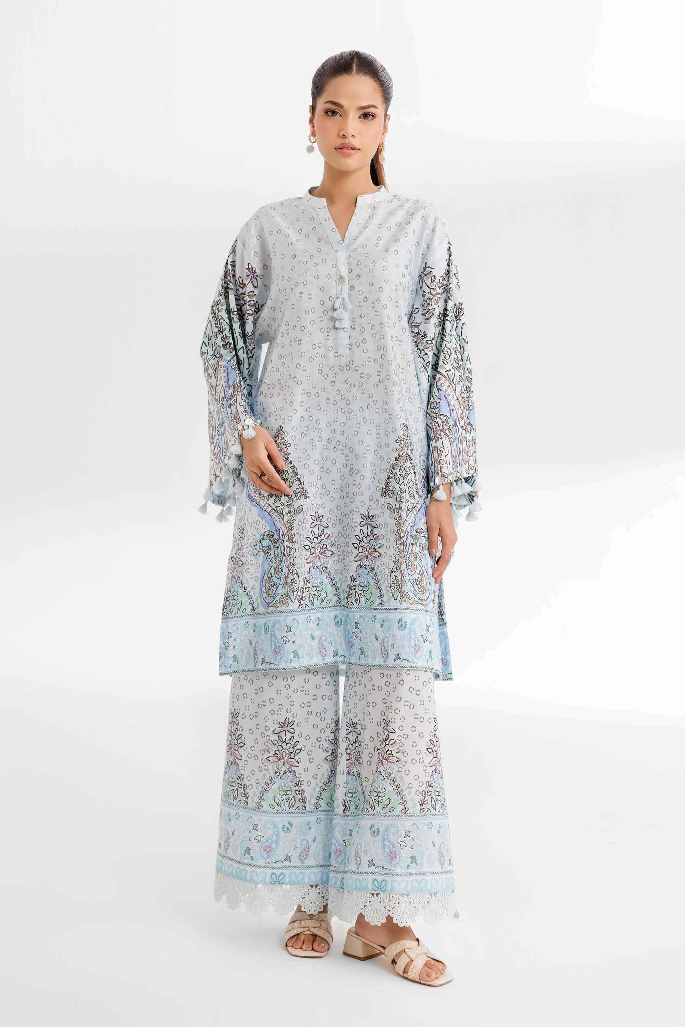 2 Piece - Digital Printed Suit - 42502174 for Women - Unstitched Collection | Nishat | Shop Online