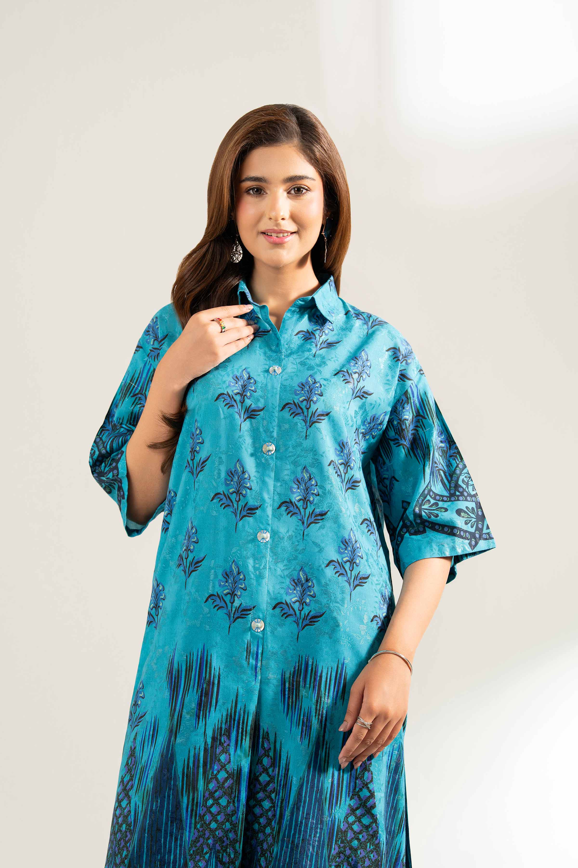 2 Piece - Digital Printed Suit - 42502175 for Women - Unstitched Collection | Nishat | Shop Online