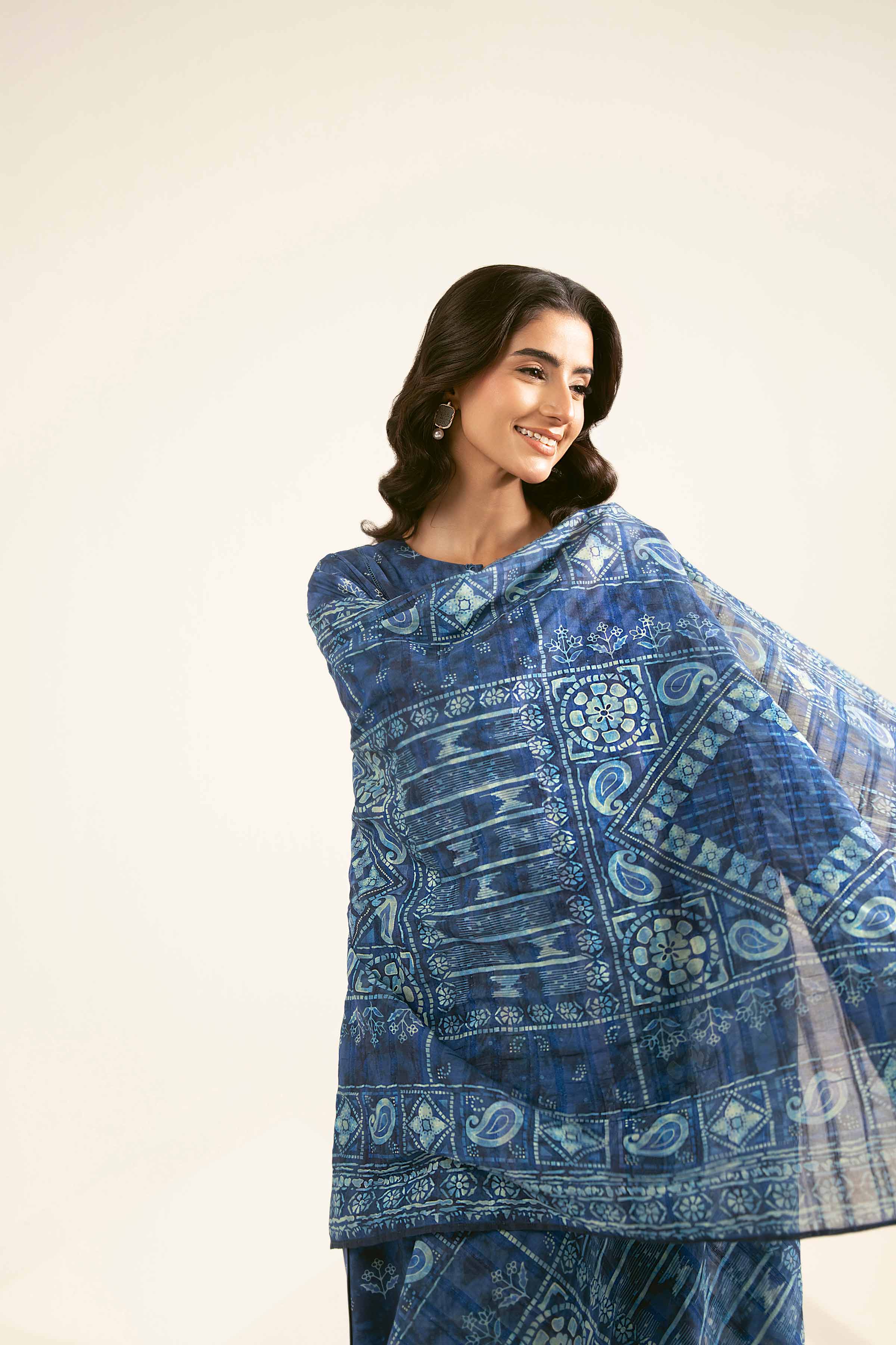 3 Piece - Printed Suit - 42502184 for Women - Unstitched Collection | Nishat | Shop Online