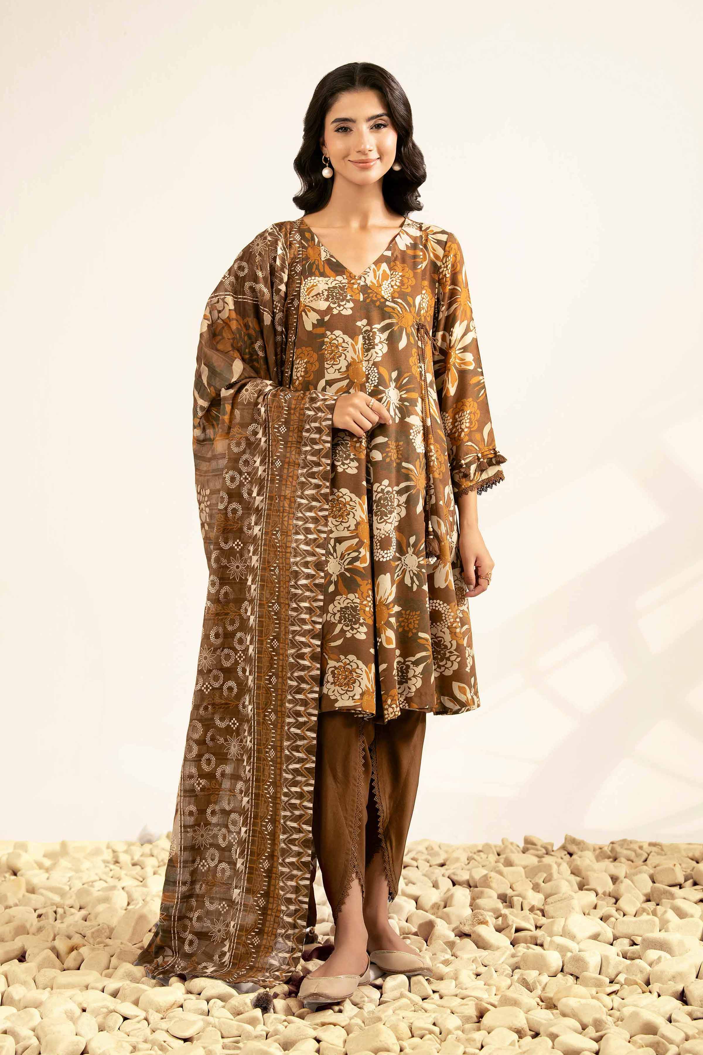 3 Piece - Printed Suit - 42502187 for Women - Unstitched Collection | Nishat | Shop Online
