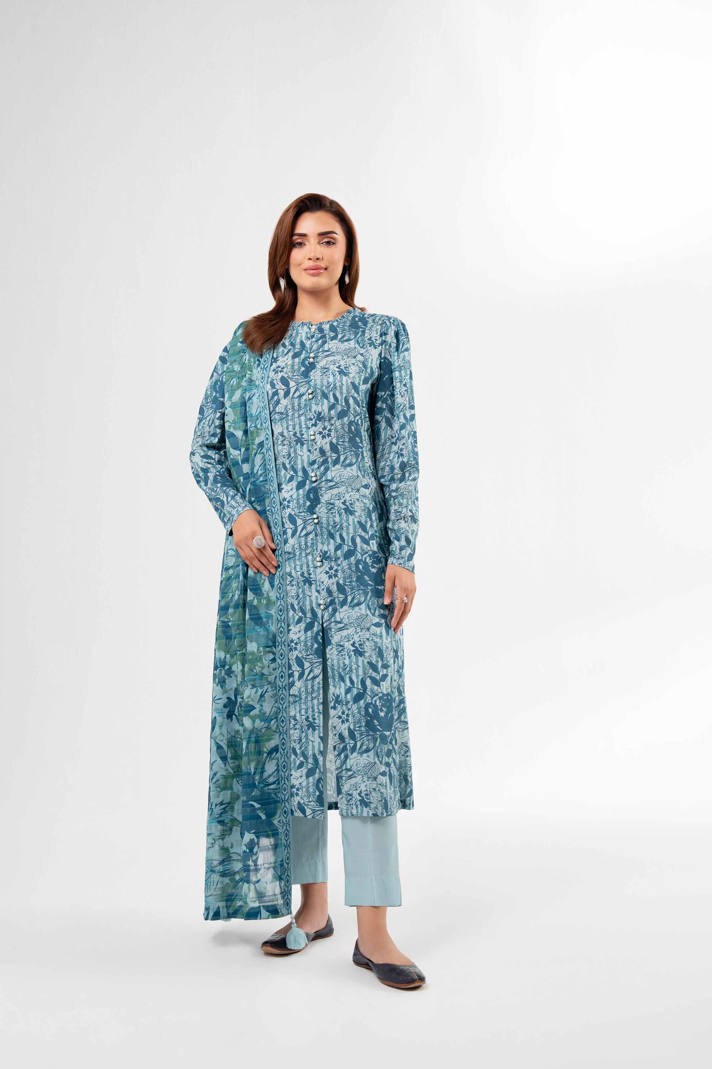 3 Piece - Printed Suit - 42502188 for Women - Unstitched Collection | Nishat | Shop Online