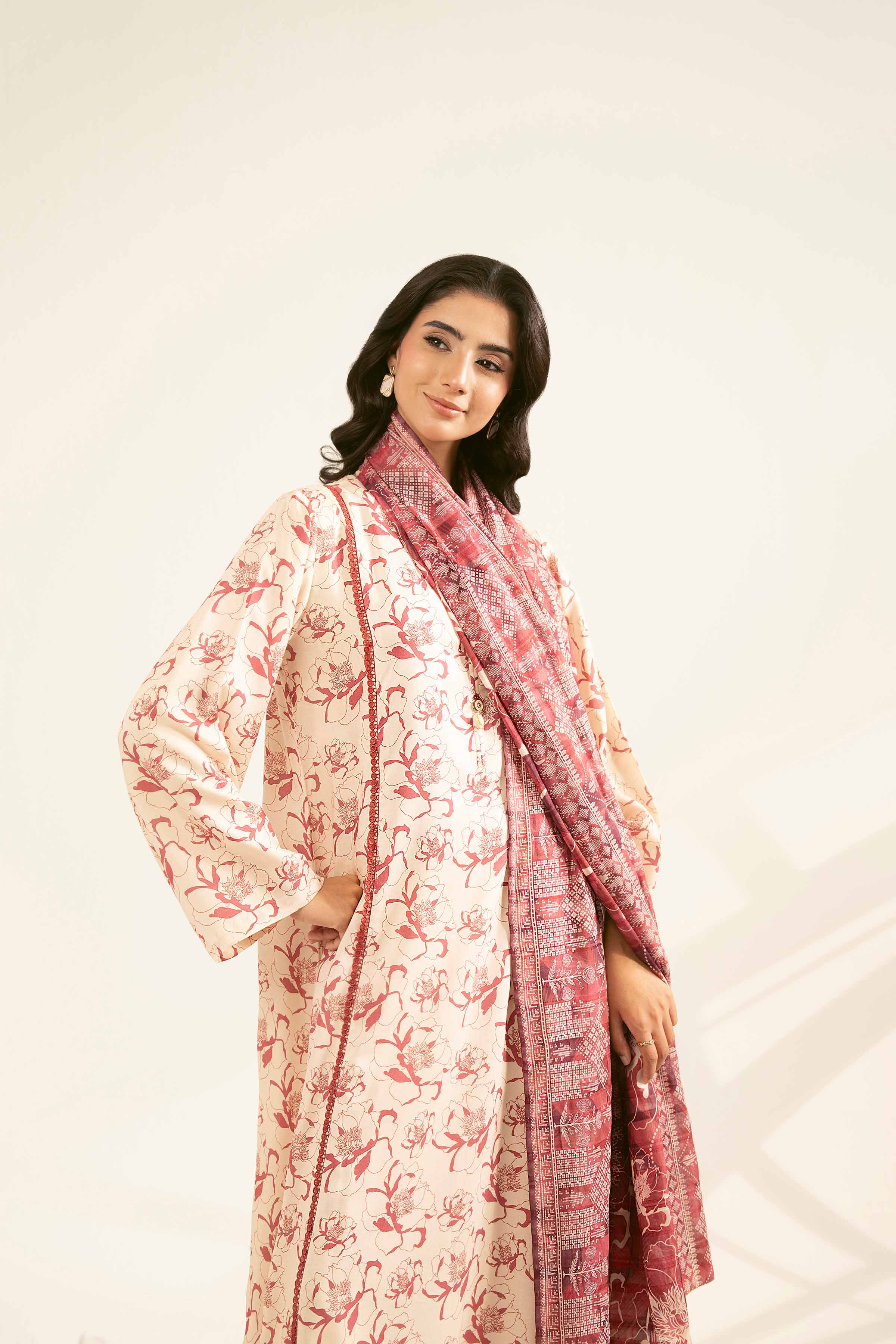 3 Piece - Printed Suit - 42502189 for Women - Unstitched Collection | Nishat | Shop Online