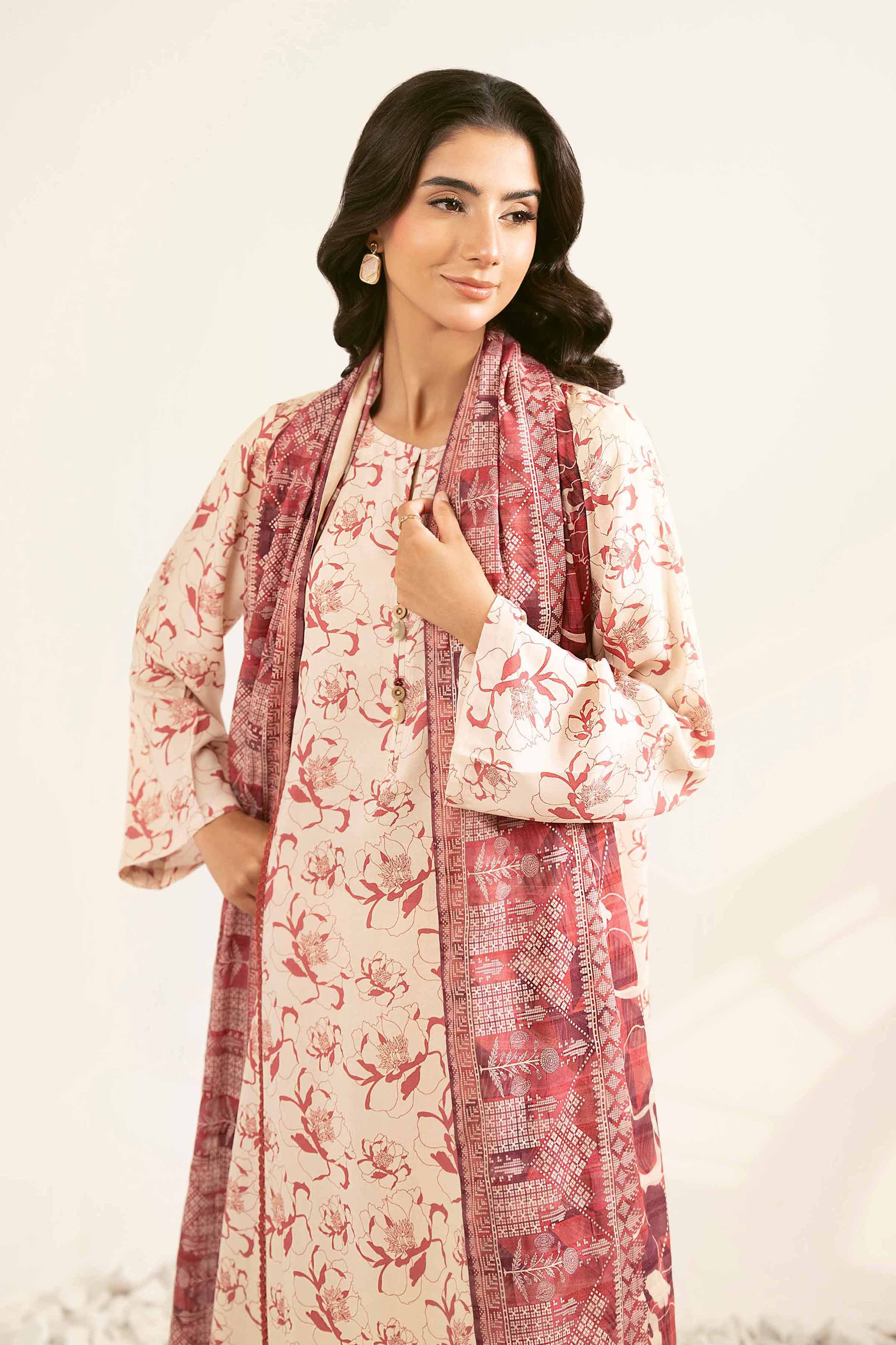 3 Piece - Printed Suit - 42502189 for Women - Unstitched Collection | Nishat | Shop Online
