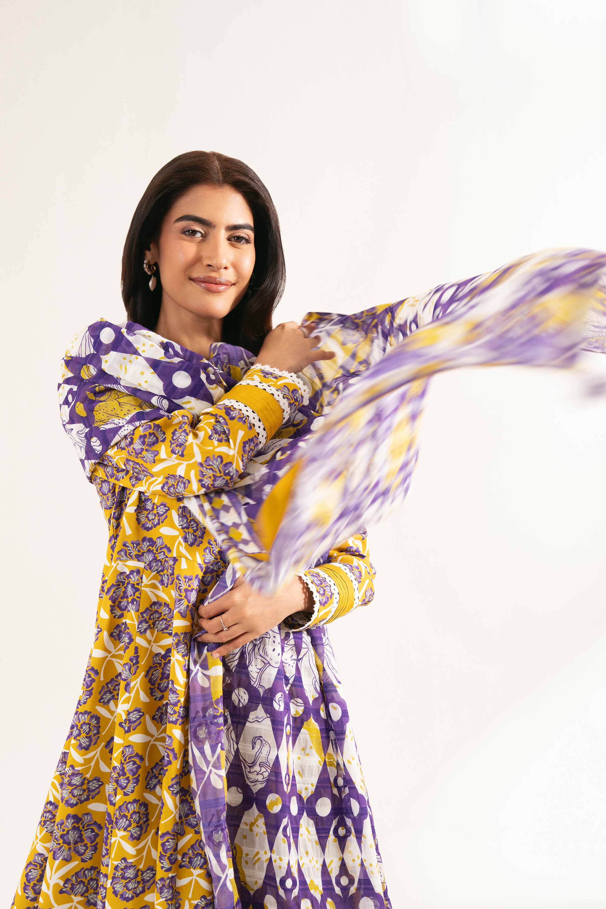 3 Piece - Printed Suit - 42502190 for Women - Unstitched Collection | Nishat | Shop Online