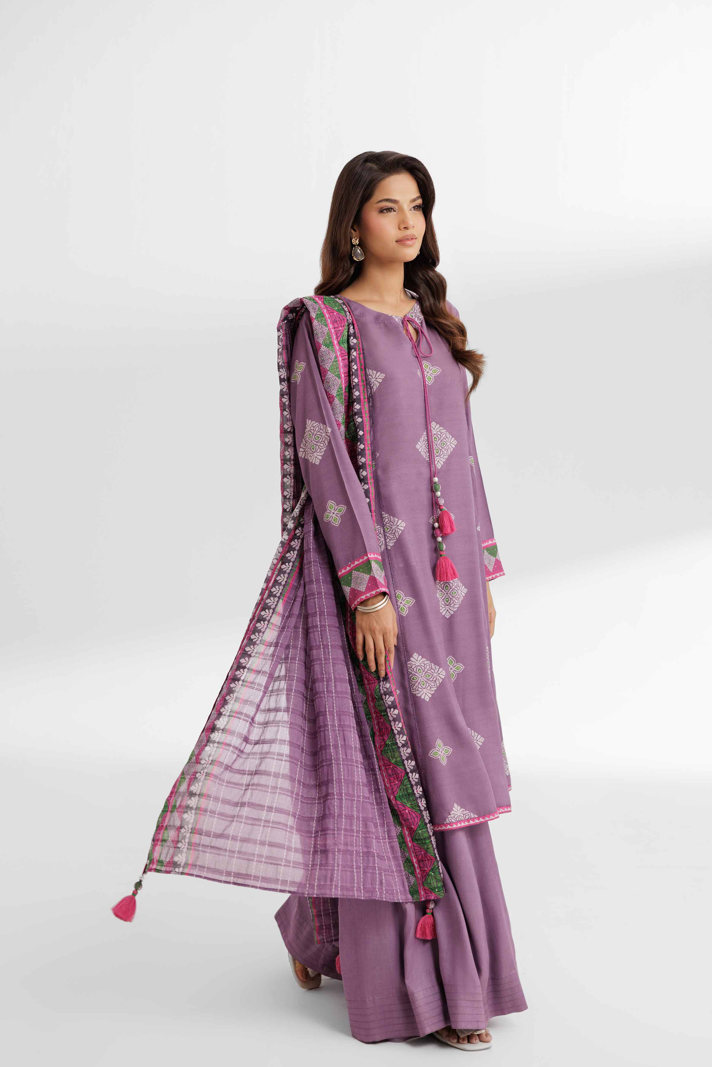 3 Piece - Printed Suit - 42502193 for Women - Unstitched Collection | Nishat | Shop Online
