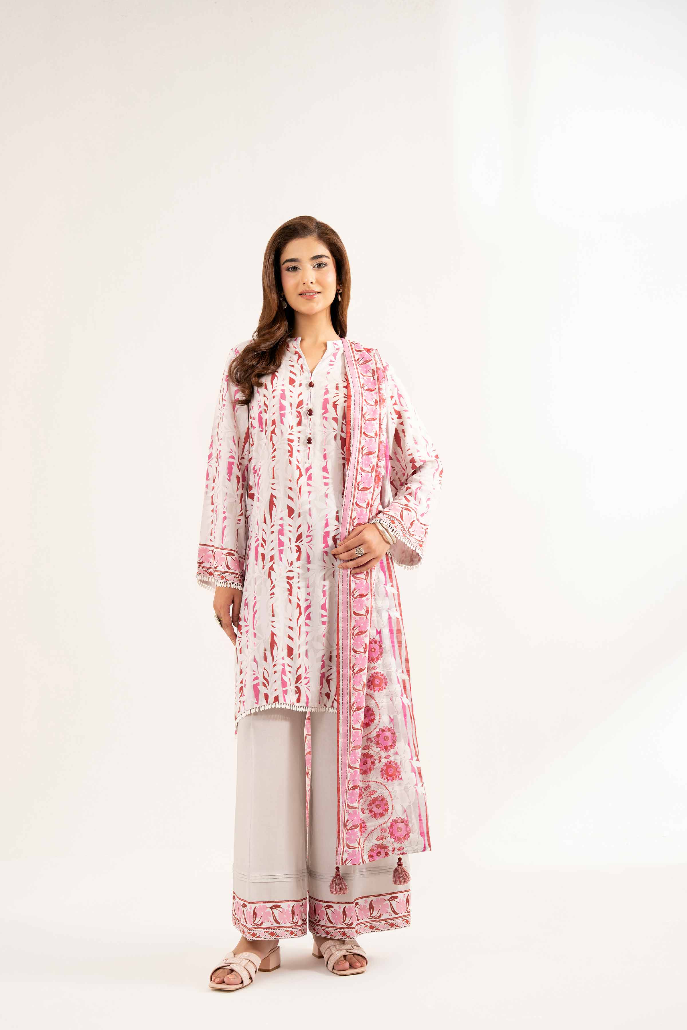 3 Piece - Printed Suit - 42502195 for Women - Unstitched Collection | Nishat | Shop Online