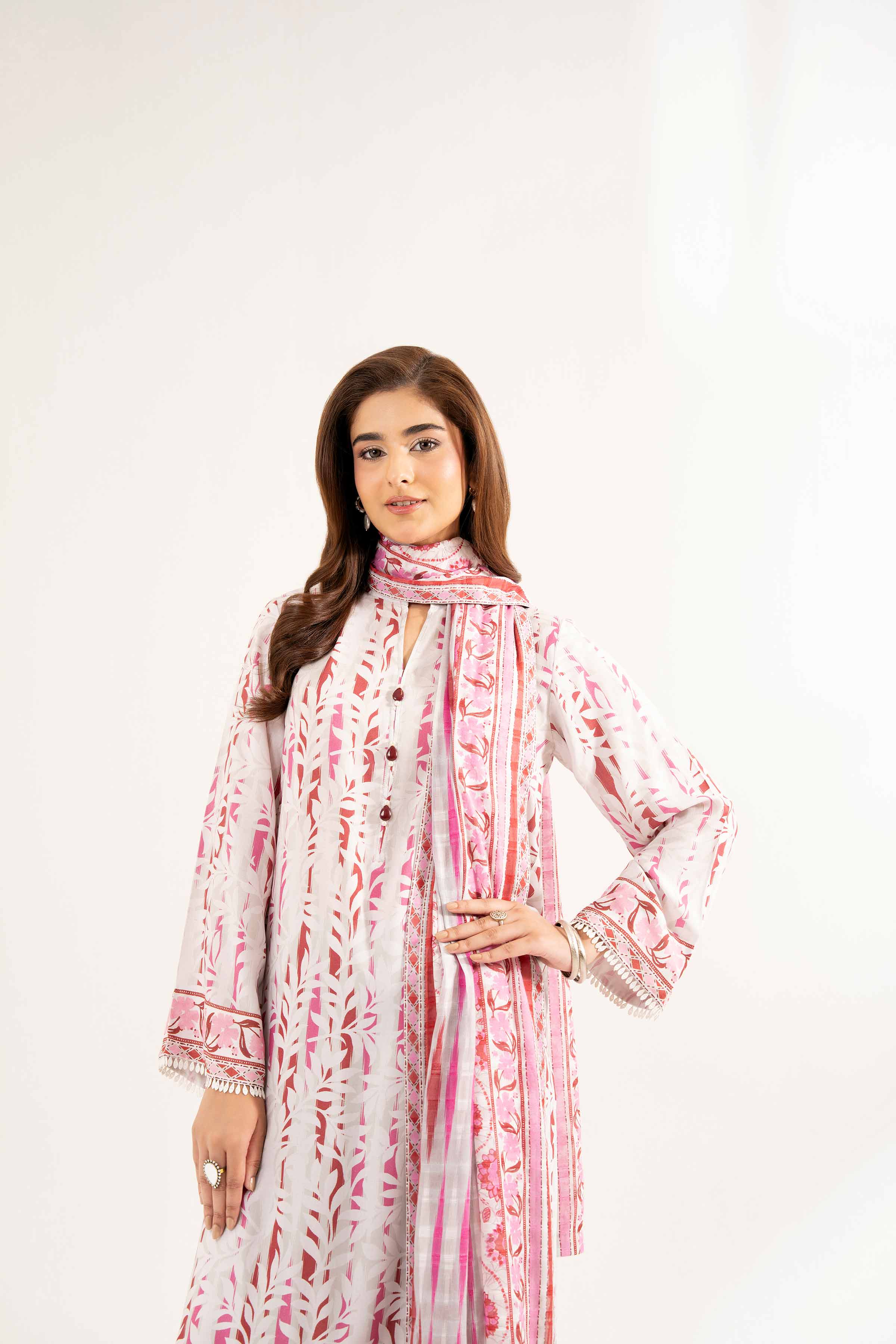 3 Piece - Printed Suit - 42502195 for Women - Unstitched Collection | Nishat | Shop Online