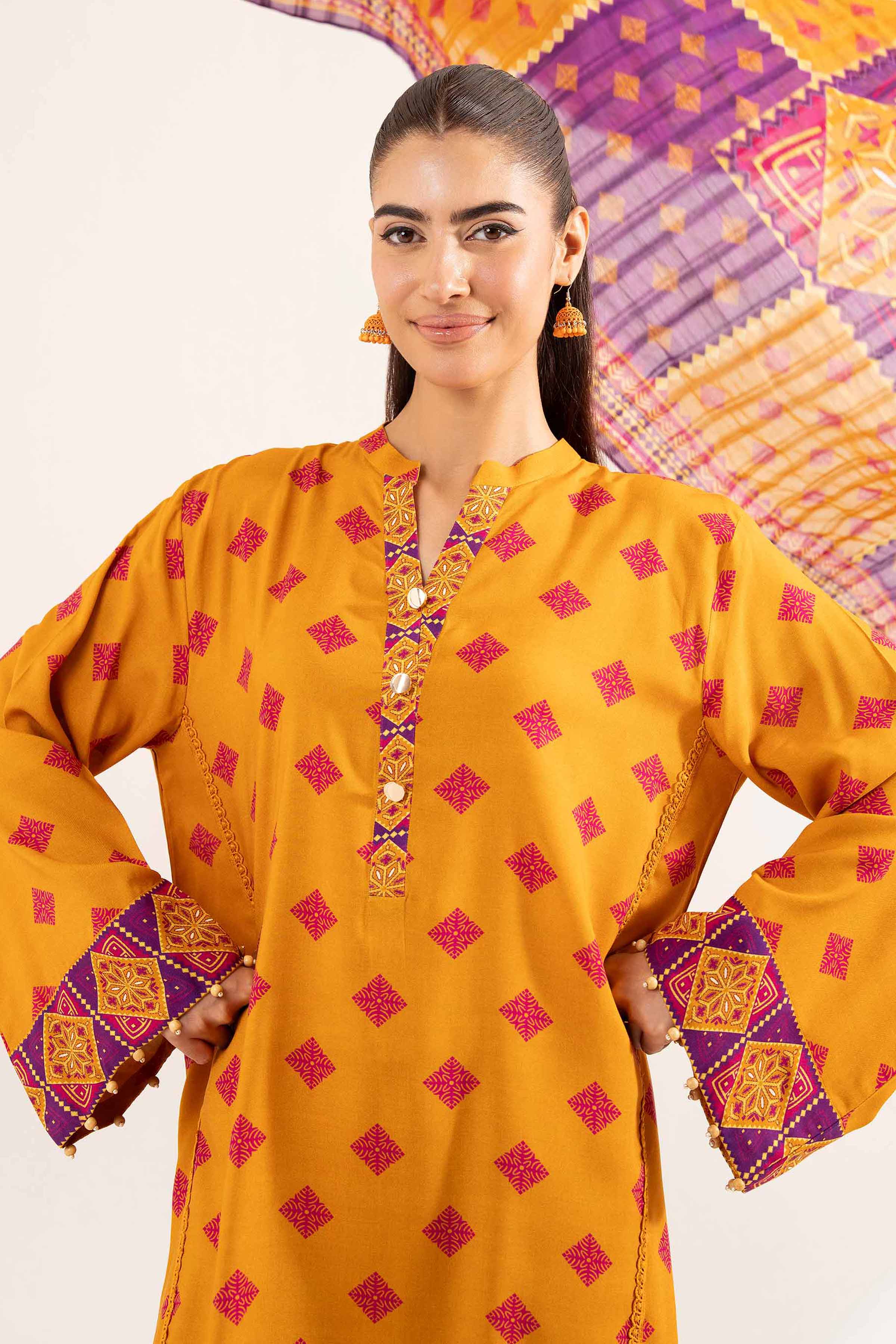 3 Piece - Printed Suit - 42502201 for Women - Unstitched Collection | Nishat | Shop Online