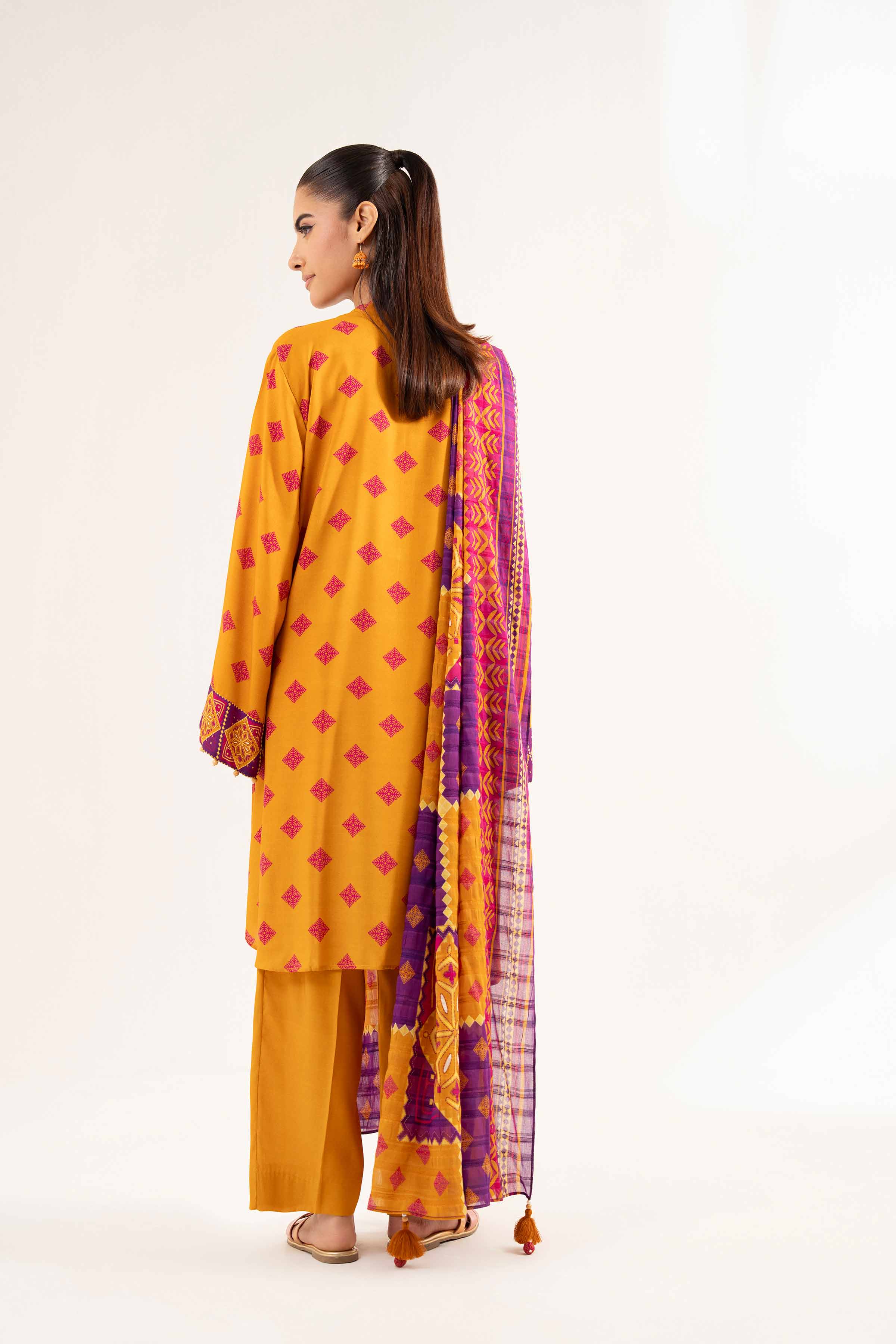 3 Piece - Printed Suit - 42502201 for Women - Unstitched Collection | Nishat | Shop Online