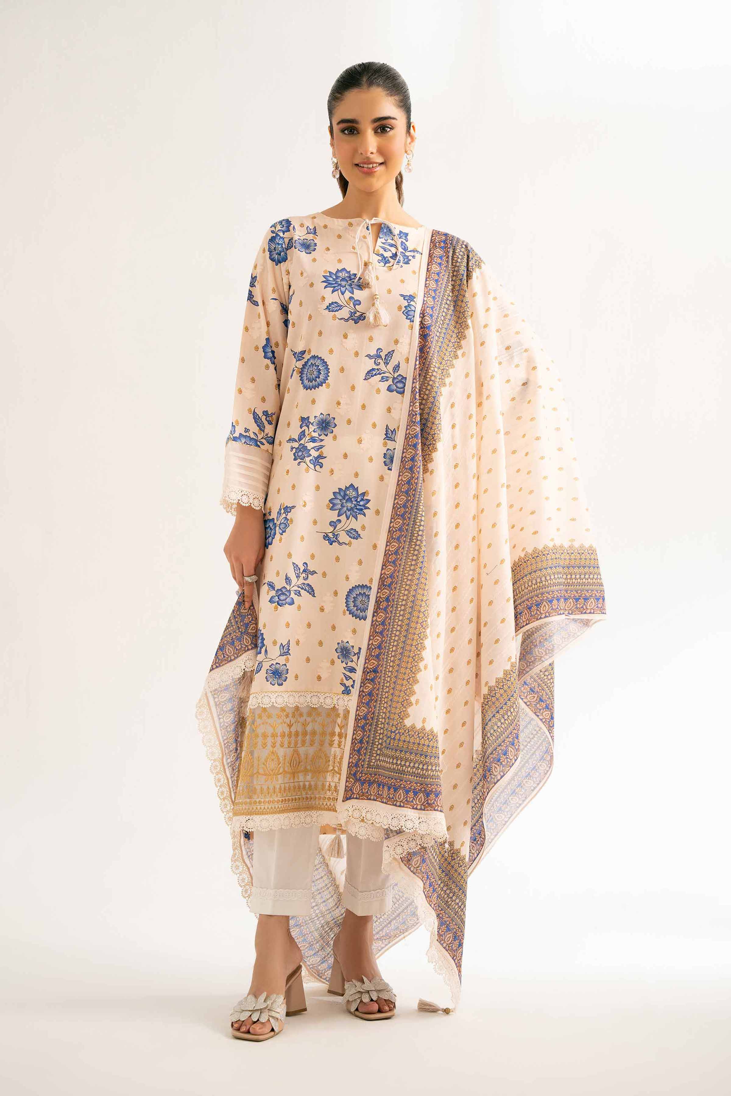 3 Piece - Digital Printed Suit - 42502204 for Women - Unstitched Collection | Nishat | Shop Online