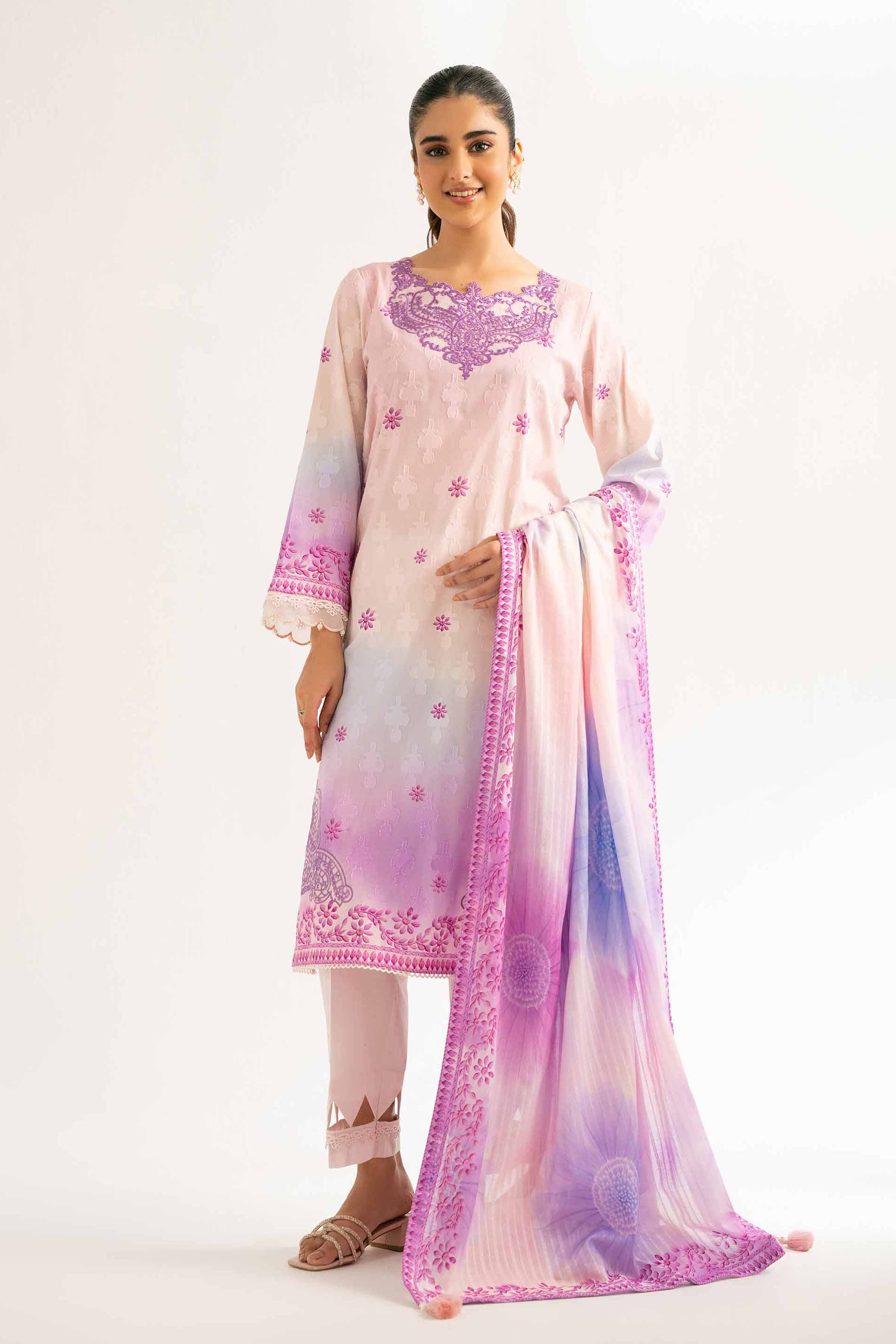 3 Piece - Digital Printed Suit - 42502208 for Women - Unstitched Collection | Nishat | Shop Online