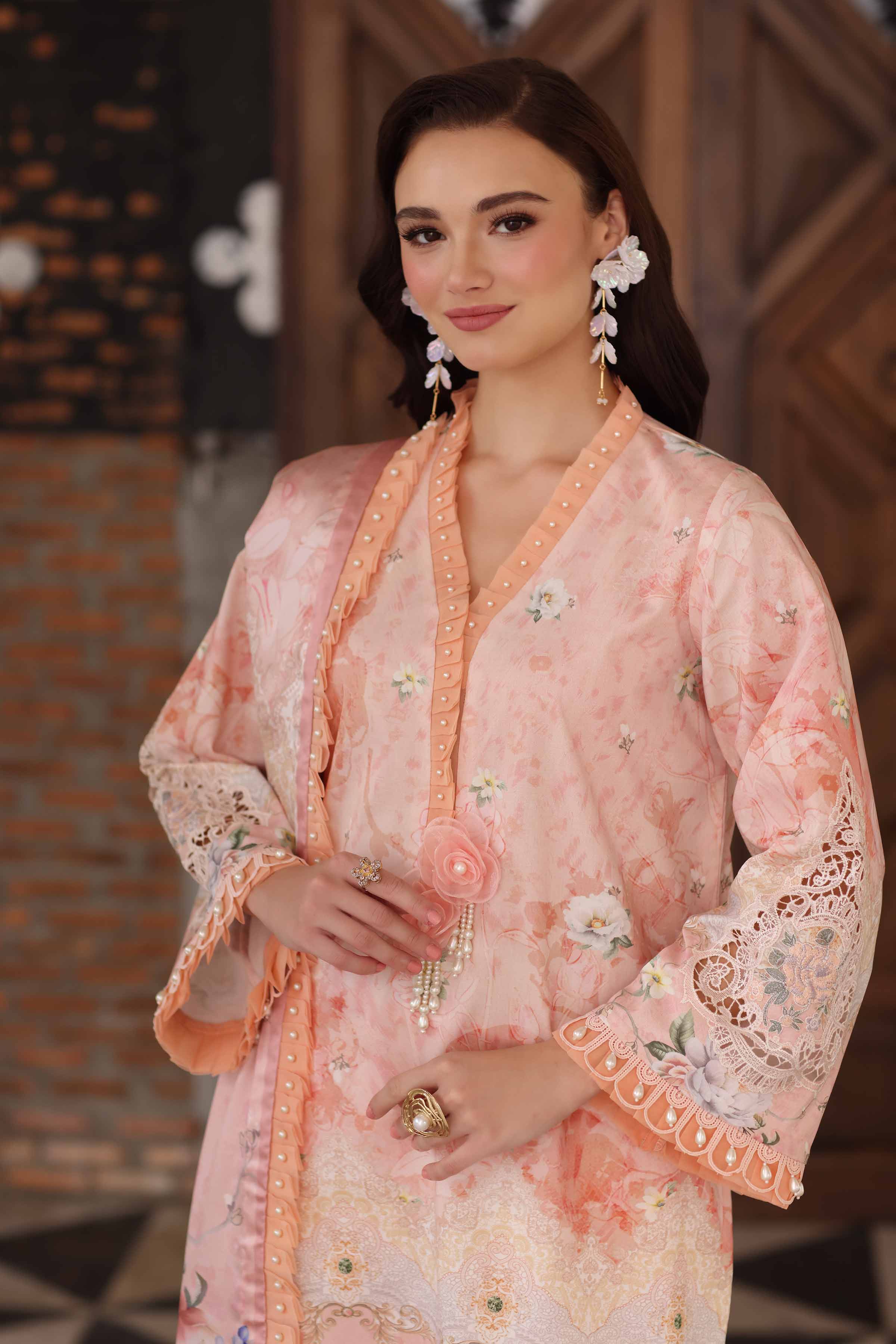 3 Piece - Digital Printed Embroidered Suit - 42502214 for Women - Unstitched Collection | Nishat | Shop Online