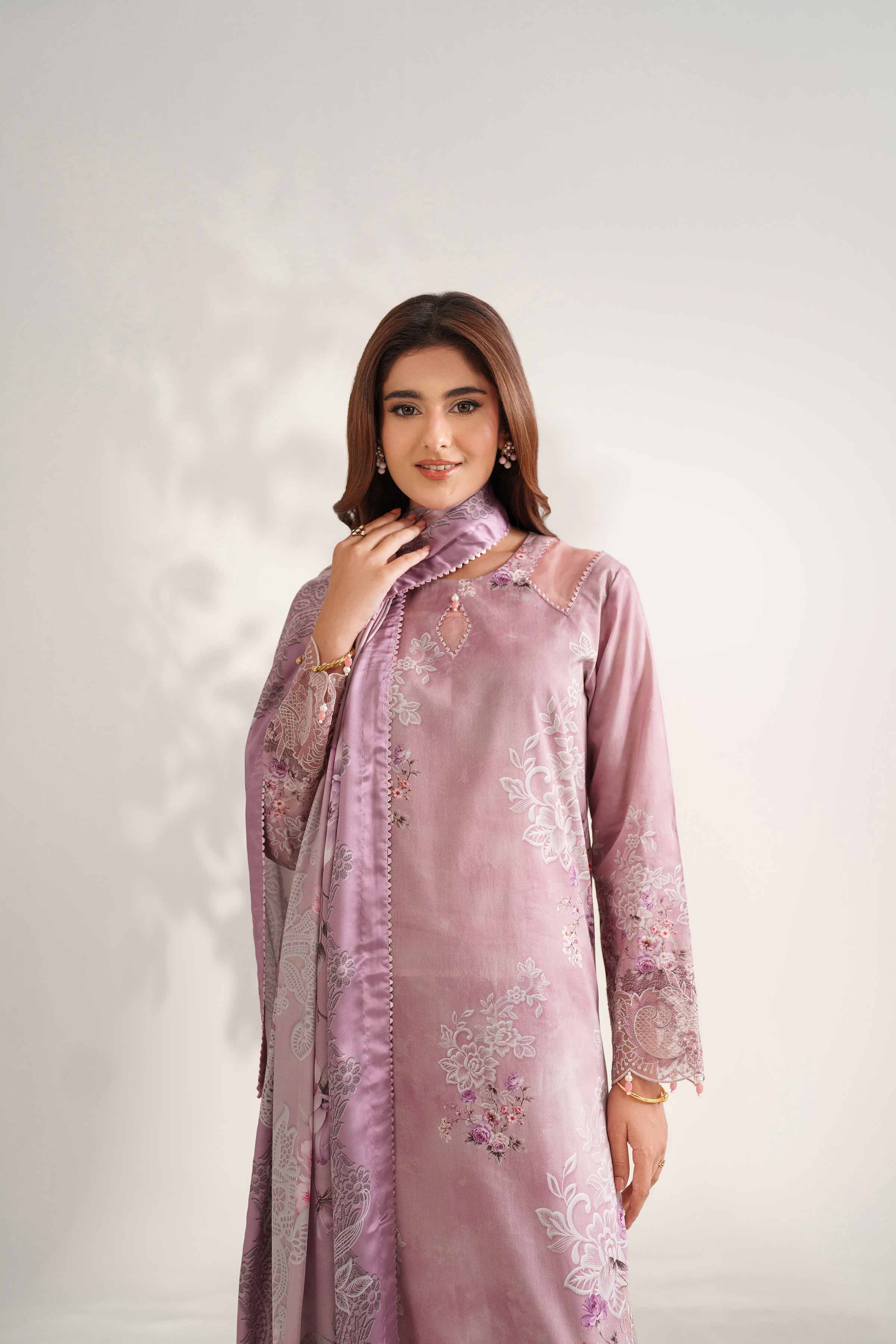 3 Piece - Digital Printed Embroidered Suit - 42502216 for Women - Unstitched Collection | Nishat | Shop Online