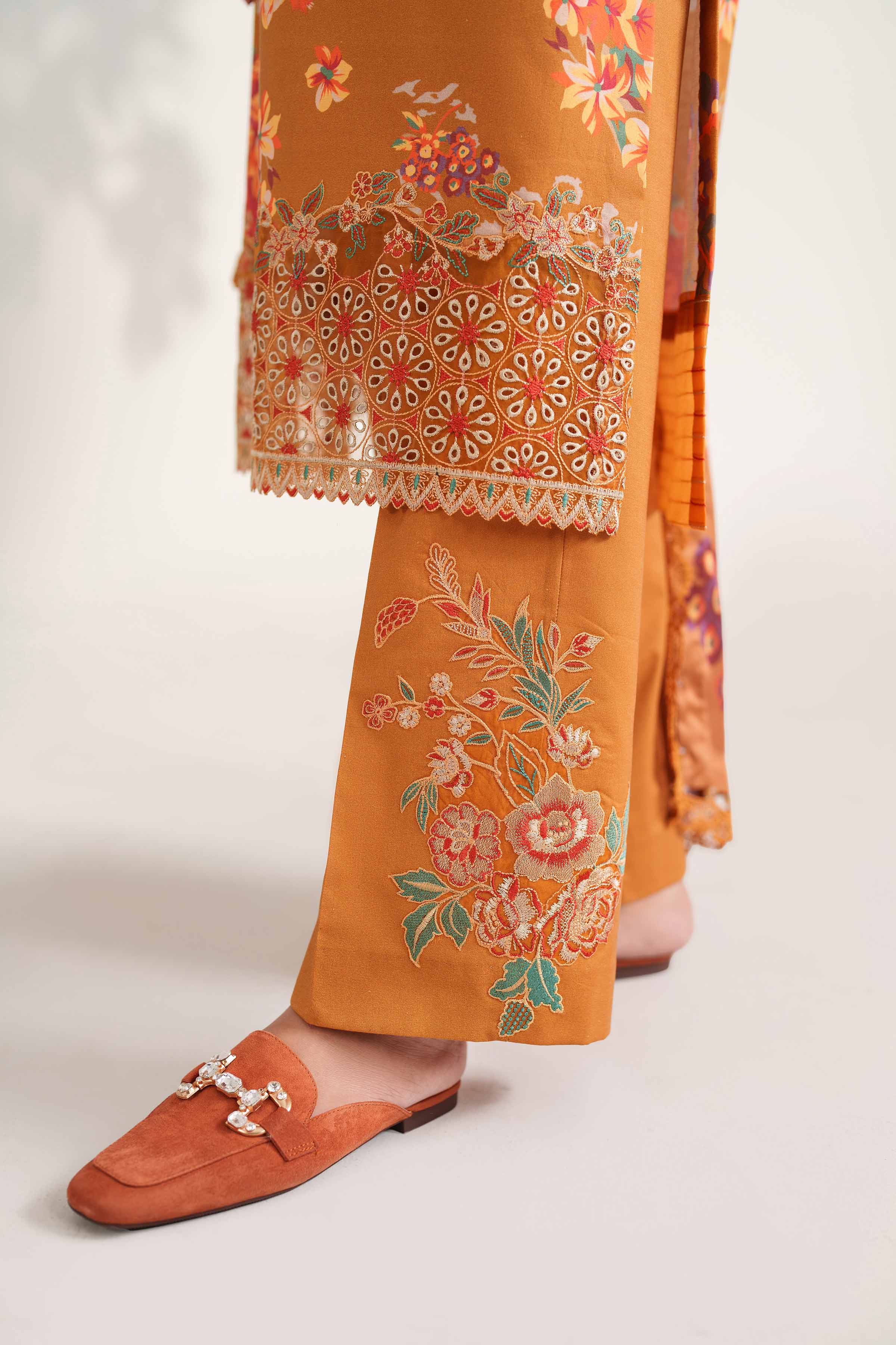 3 Piece - Digital Printed Embroidered Suit - 42502219 for Women - Unstitched Collection | Nishat | Shop Online