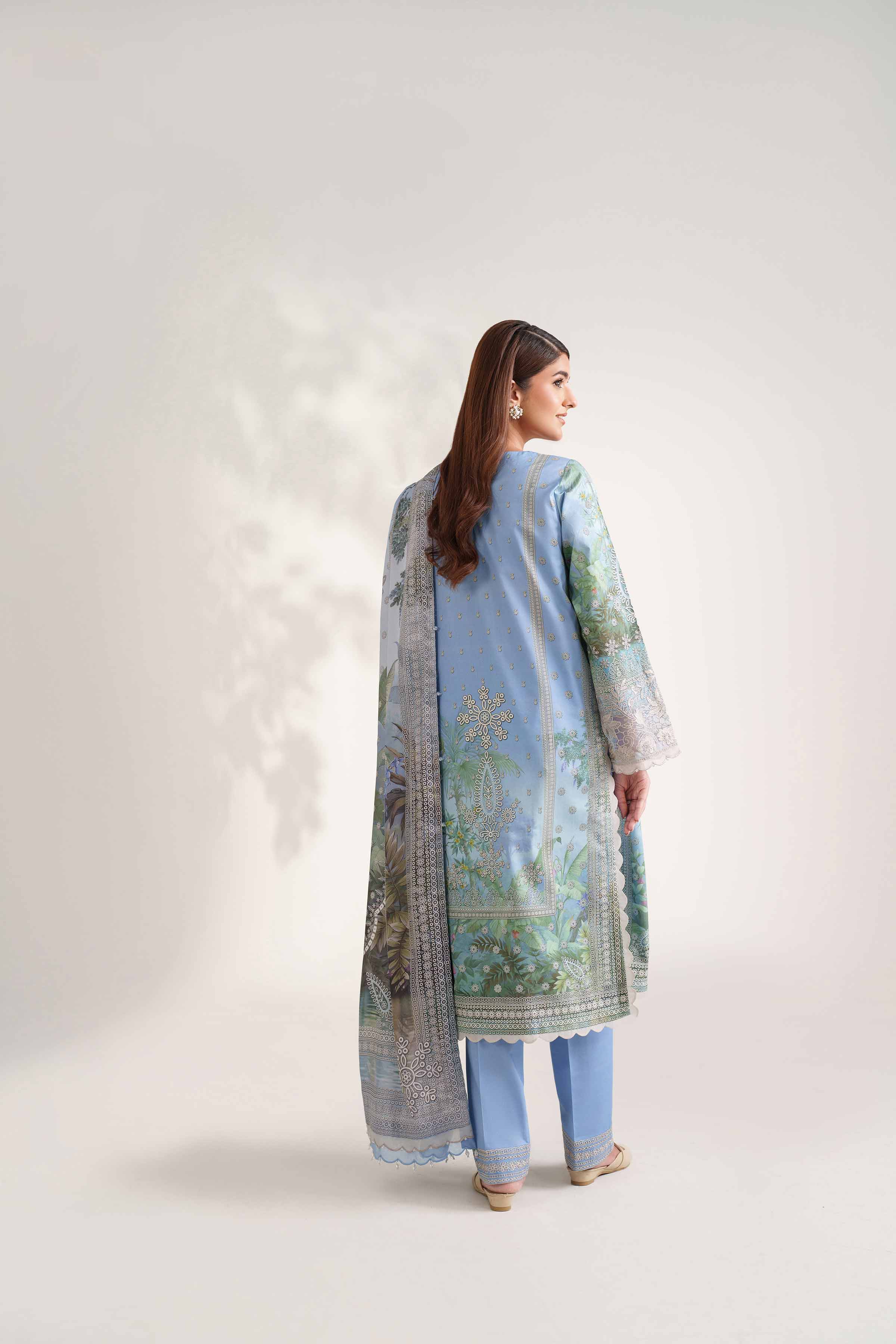 3 Piece - Digital Printed Embroidered Suit - 42502221 for Women - Unstitched Collection | Nishat | Shop Online