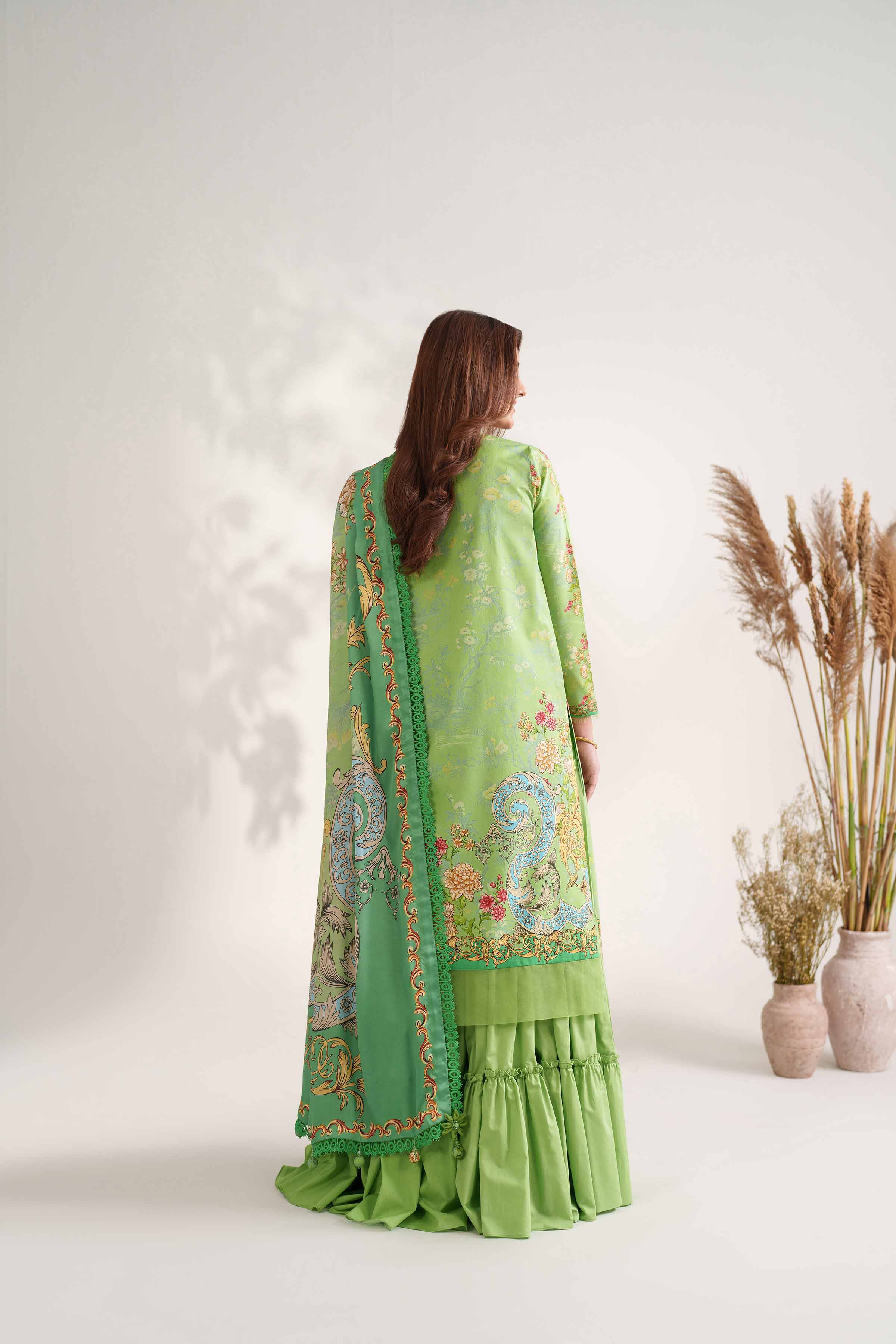 3 Piece - Digital Printed Embroidered Suit - 42502222 for Women - Unstitched Collection | Nishat | Shop Online