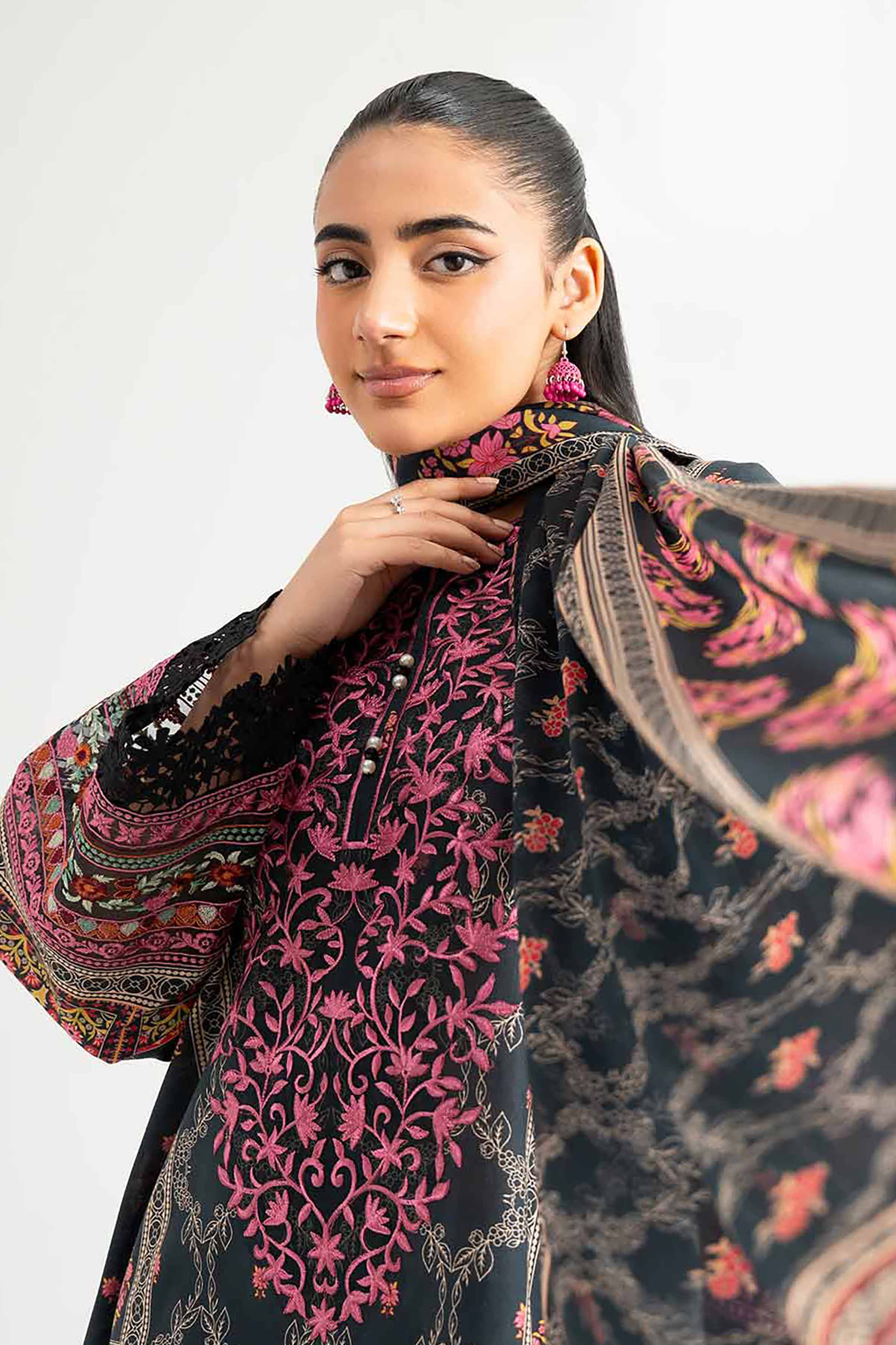 3 Piece - Digital Printed Suit - 42502225 for Women - Unstitched Collection | Nishat | Shop Online