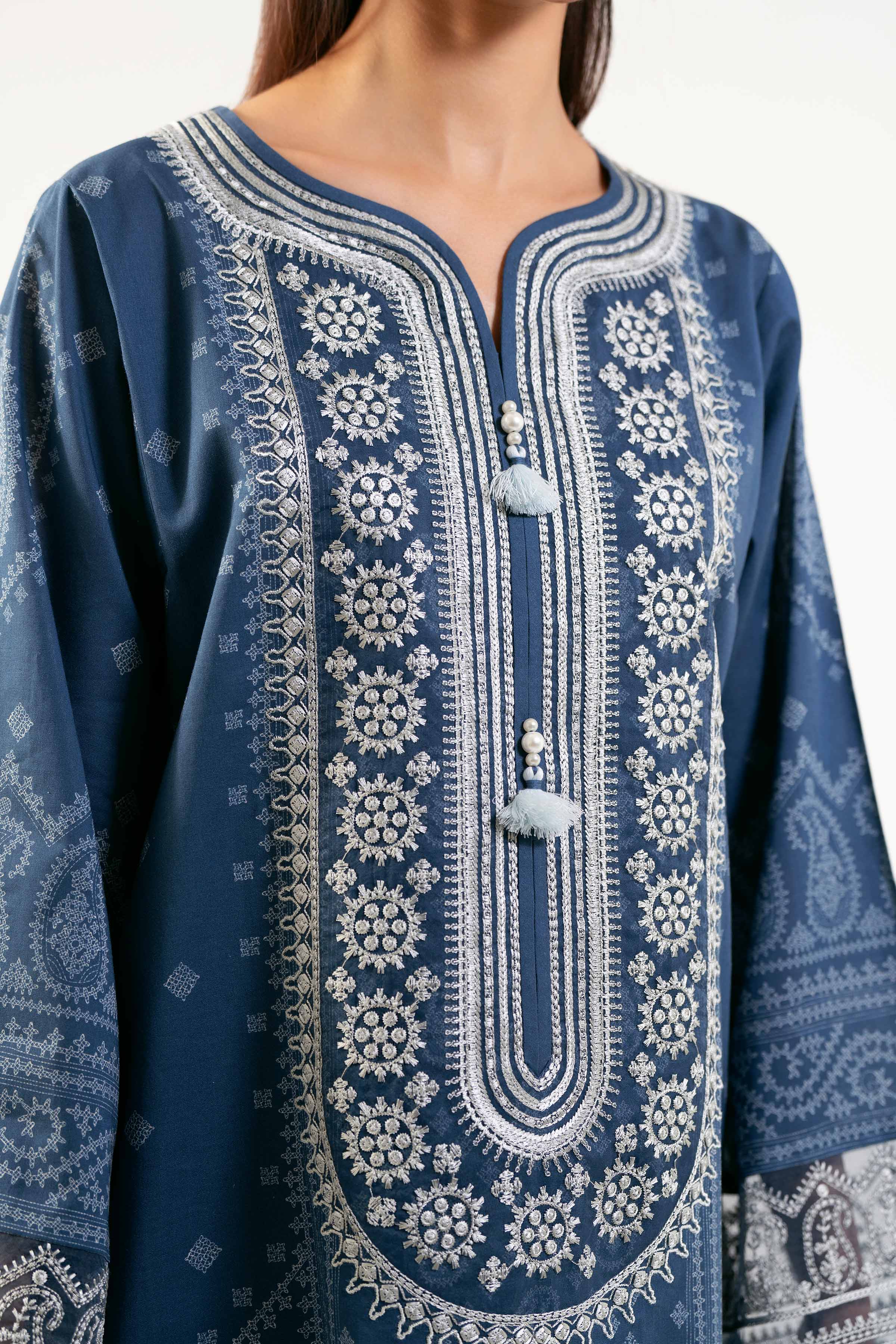 3 Piece - Digital Printed Suit - 42502229 for Women - Unstitched Collection | Nishat | Shop Online