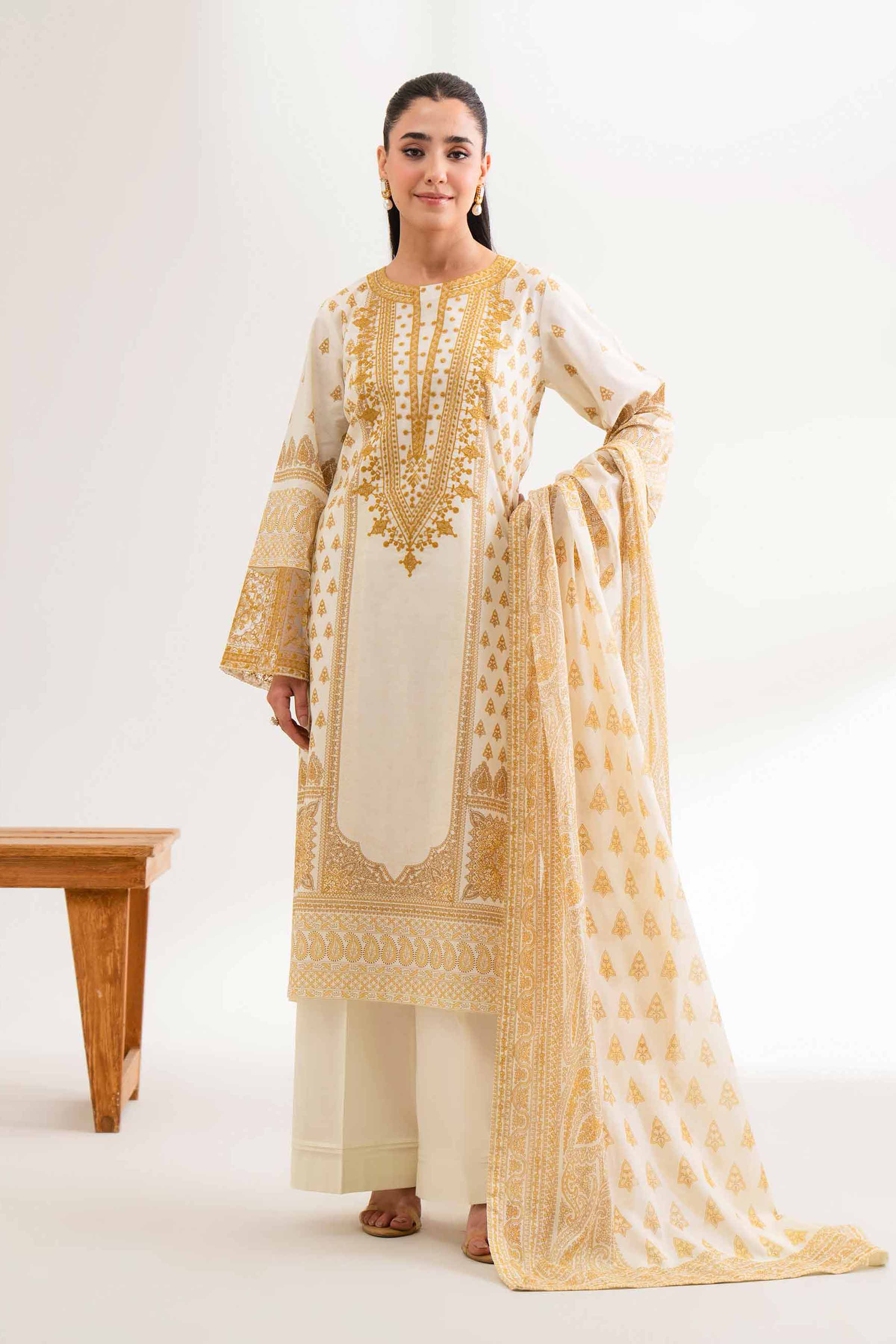 3 Piece - Digital Printed Suit - 42502230 for Women - Unstitched Collection | Nishat | Shop Online