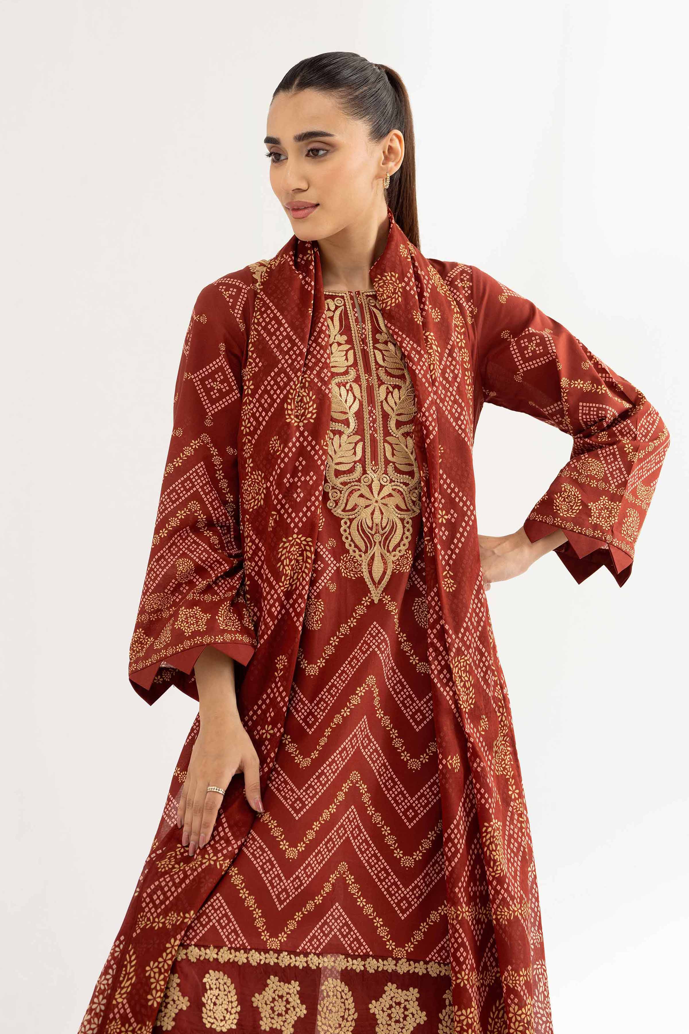 3 Piece - Digital Printed Suit - 42502231 for Women - Unstitched Collection | Nishat | Shop Online