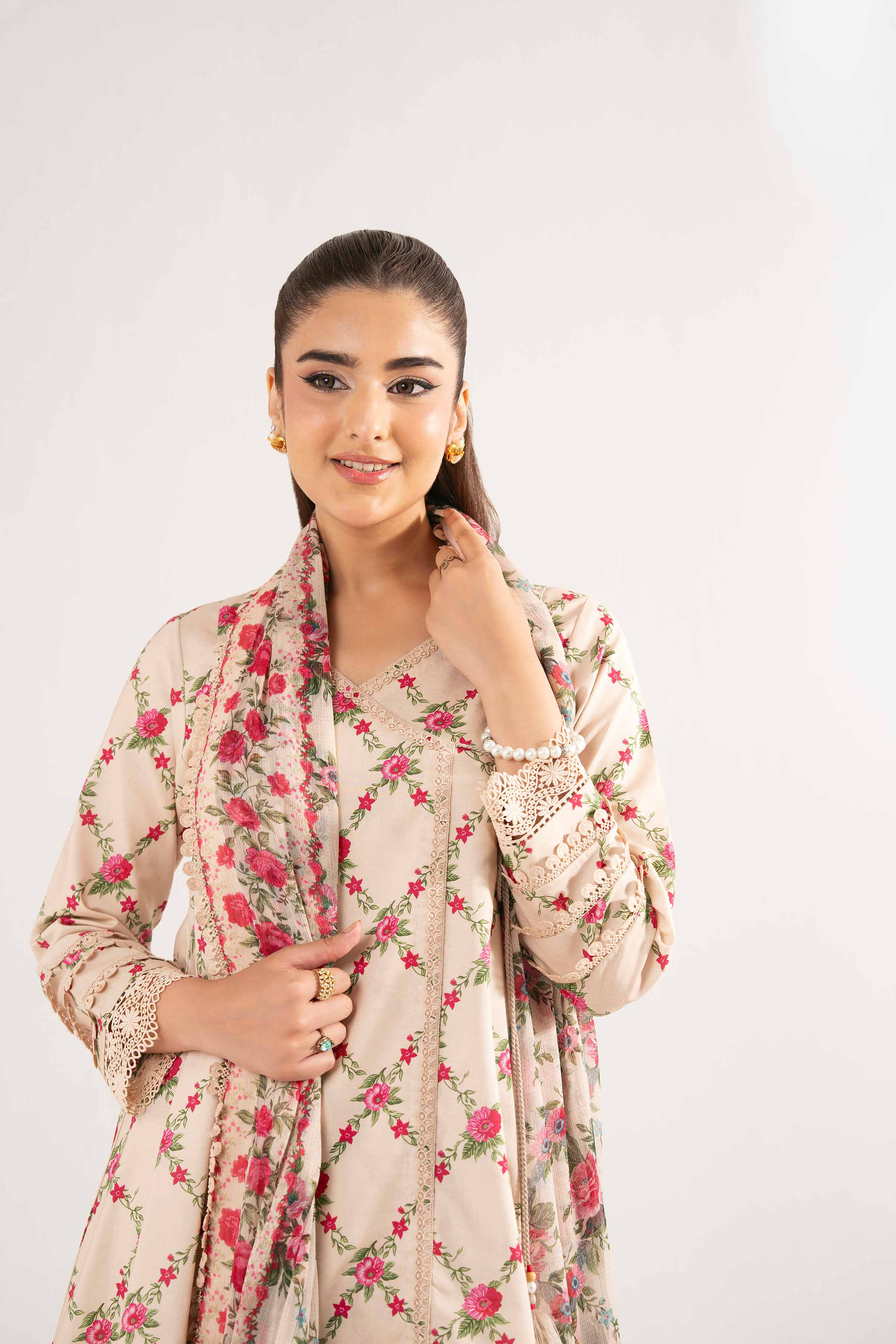 3 Piece - Digital Printed Suit - 42502238 for Women - Unstitched Collection | Nishat | Shop Online