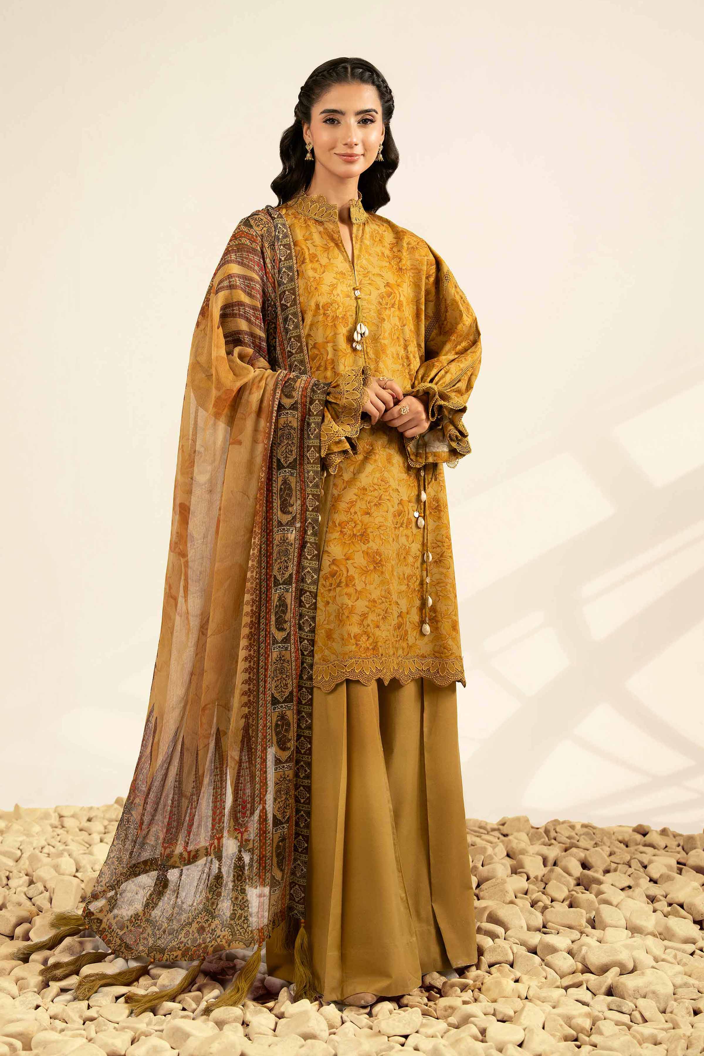 3 Piece - Digital Printed Suit - 42502240 for Women - Unstitched Collection | Nishat | Shop Online