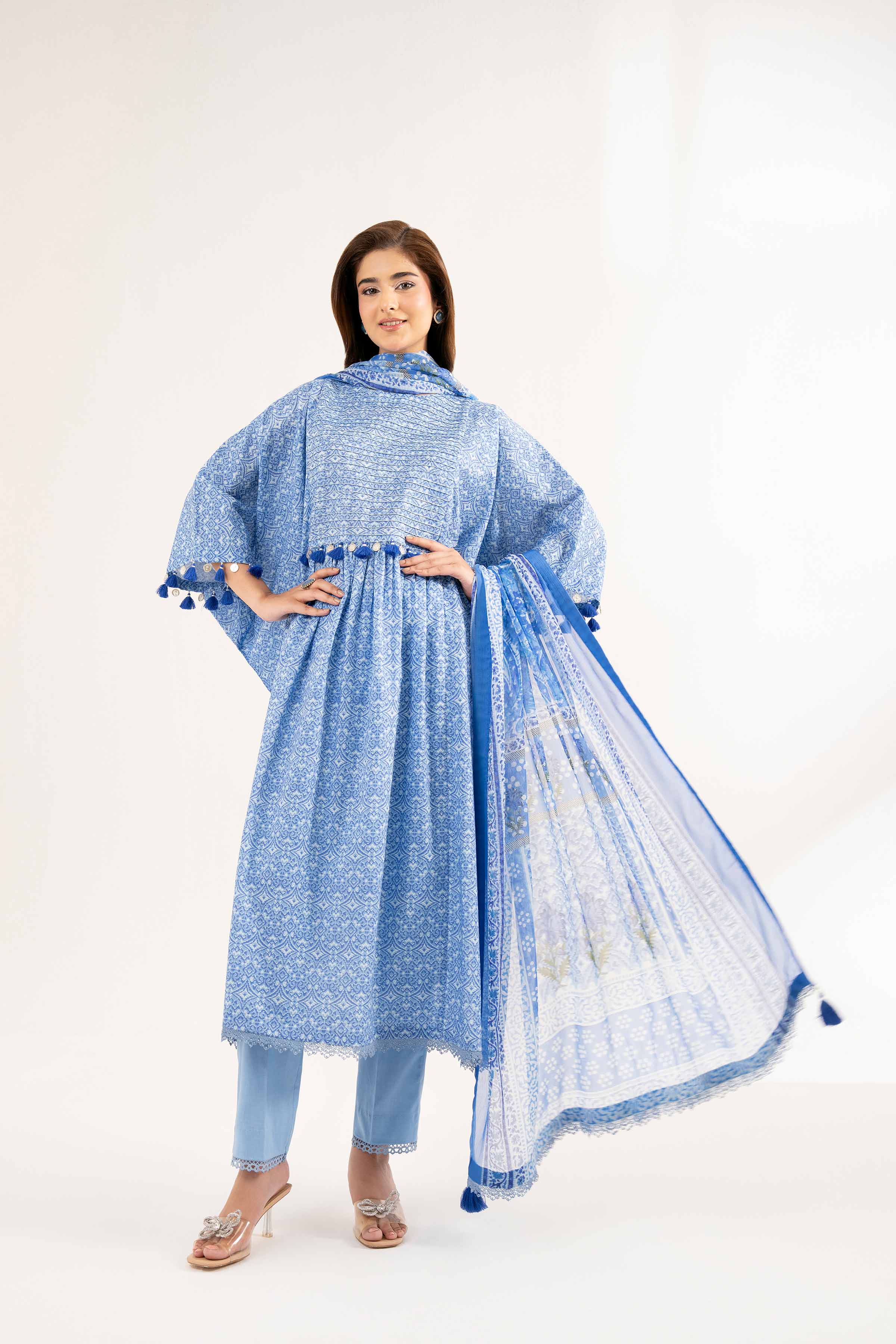3 Piece - Digital Printed Suit - 42502242 for Women - Unstitched Collection | Nishat | Shop Online