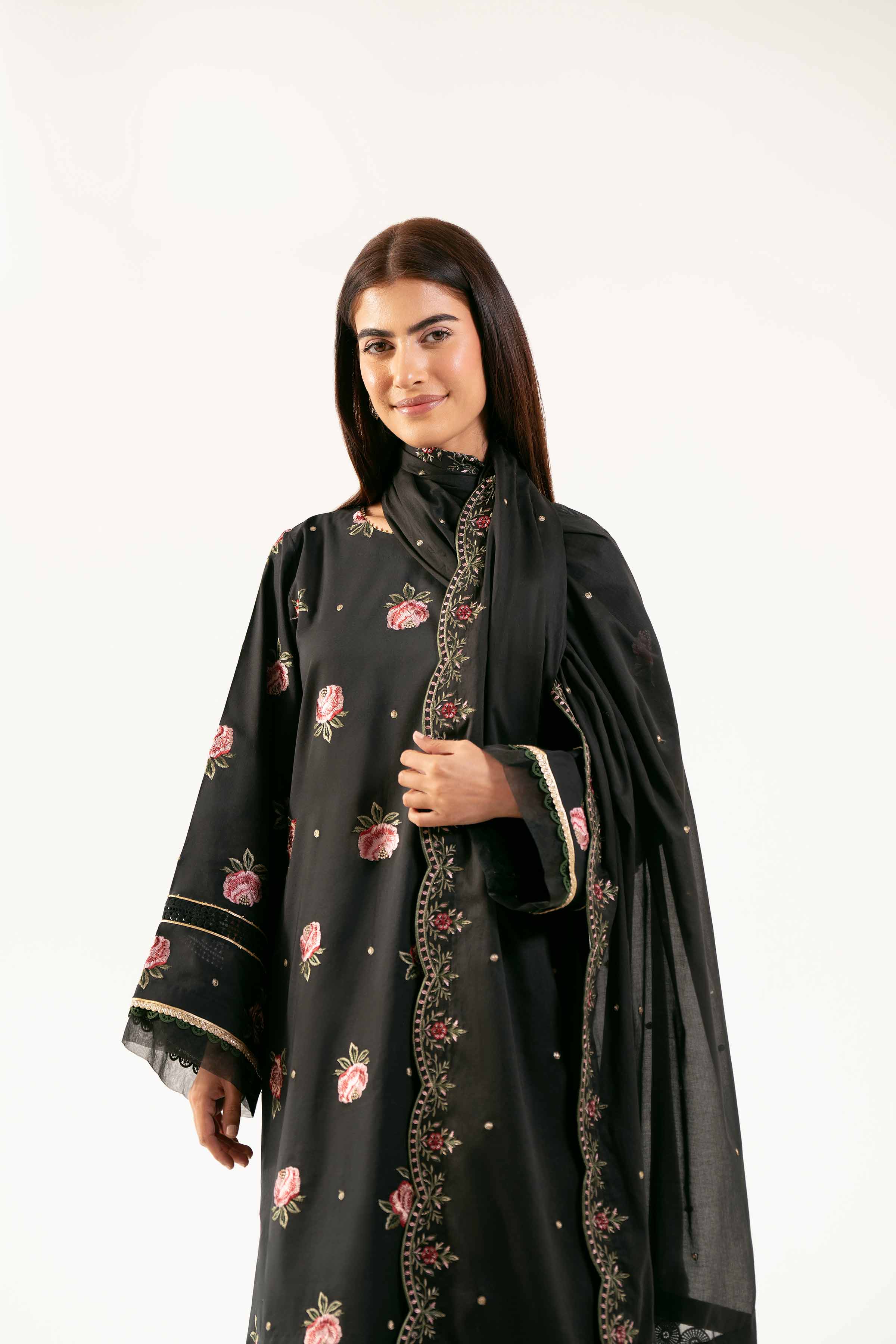 3 Piece - Dyed Embroidered Suit - 42502244 for Women - Unstitched Collection | Nishat | Shop Online