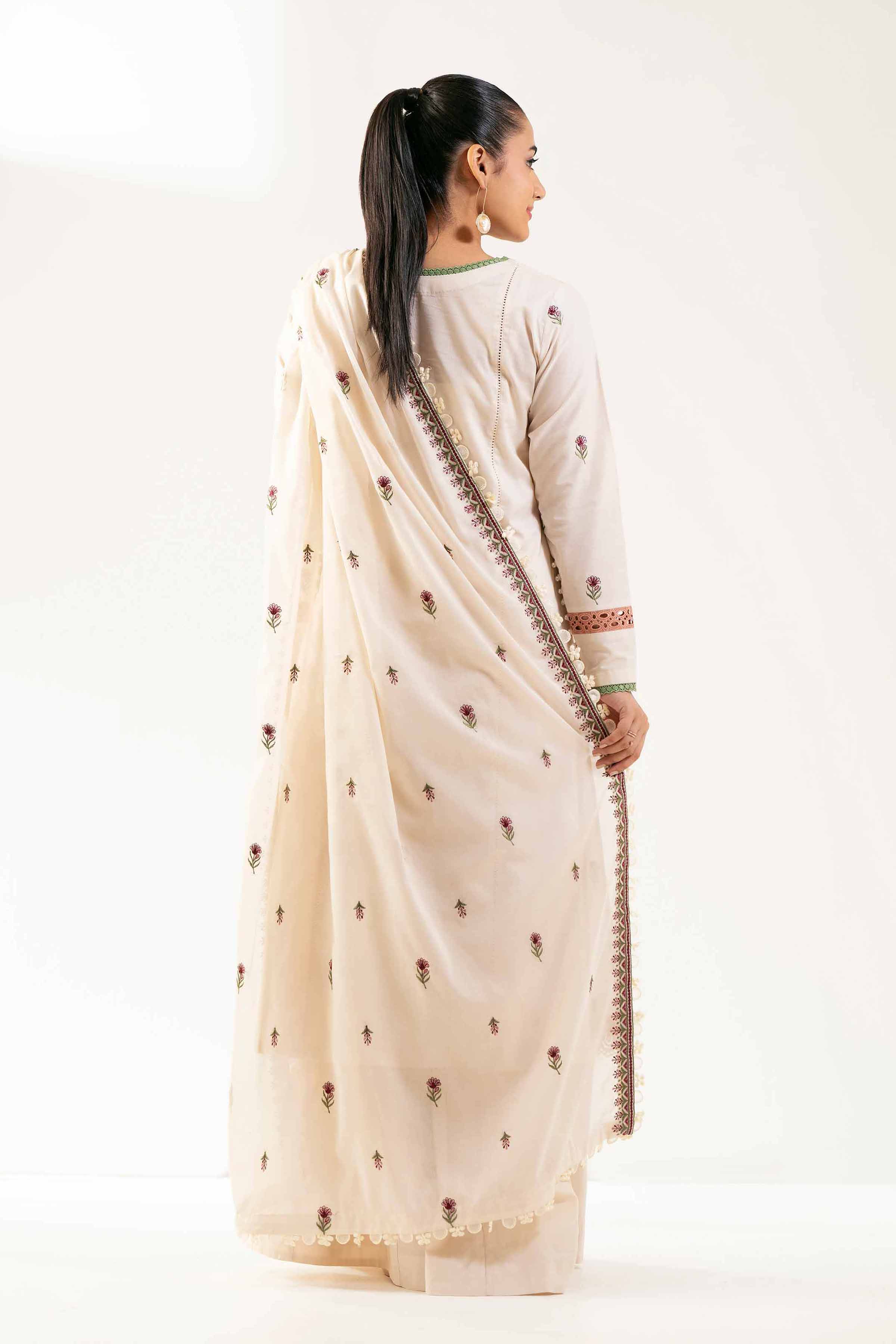 3 Piece - Dyed Embroidered Suit - 42502245 for Women - Unstitched Collection | Nishat | Shop Online