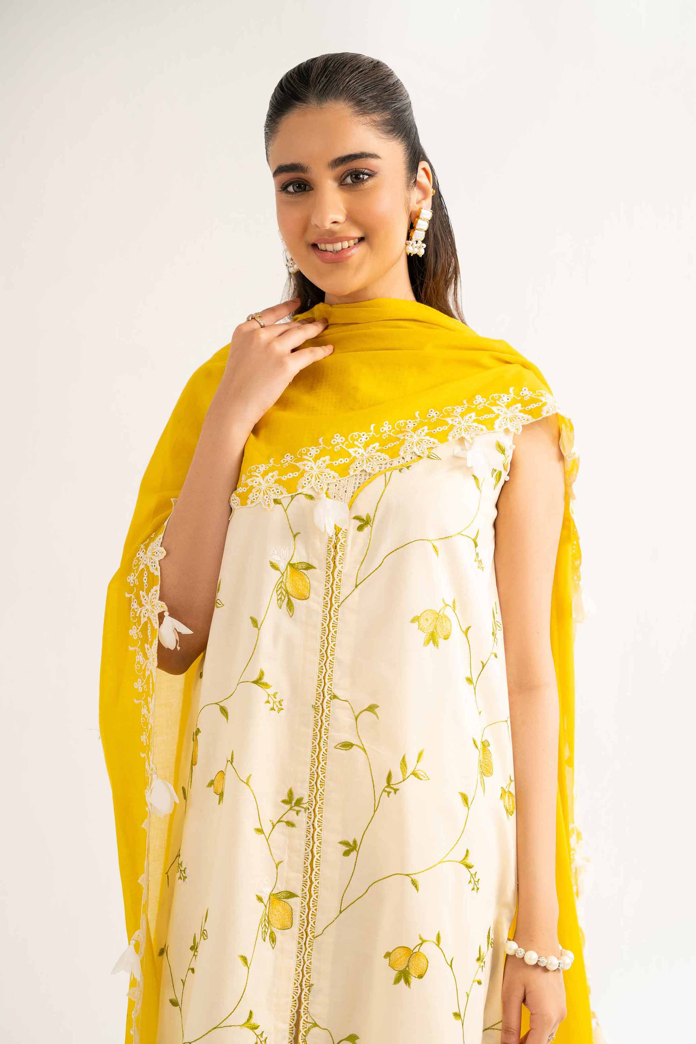3 Piece - Dyed Embroidered Suit - 42502251 for Women - Unstitched Collection | Nishat | Shop Online