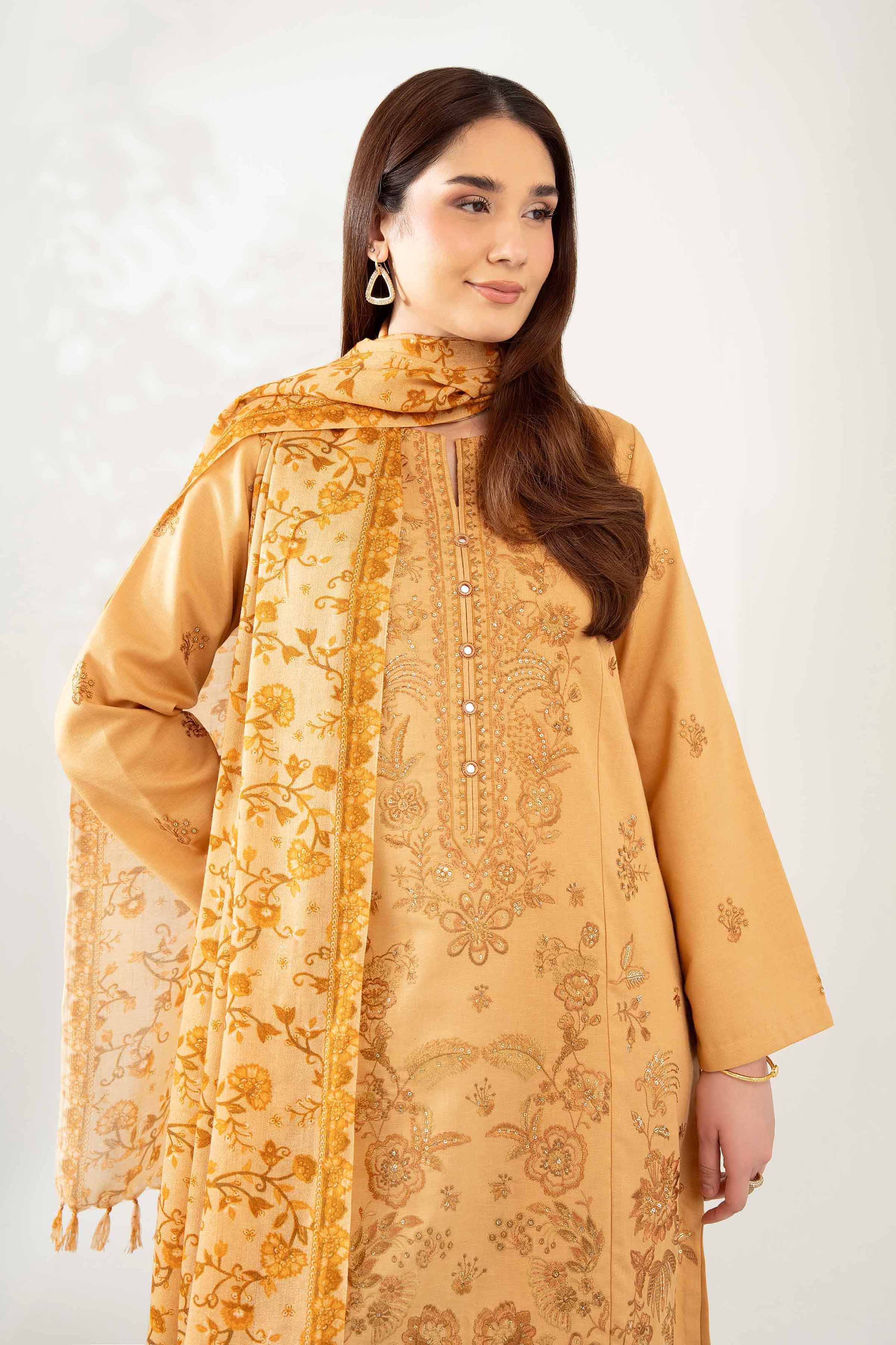 3 Piece - Digital Printed Embroidered Suit - 42502301 for Women - Unstitched Collection | Nishat | Shop Online