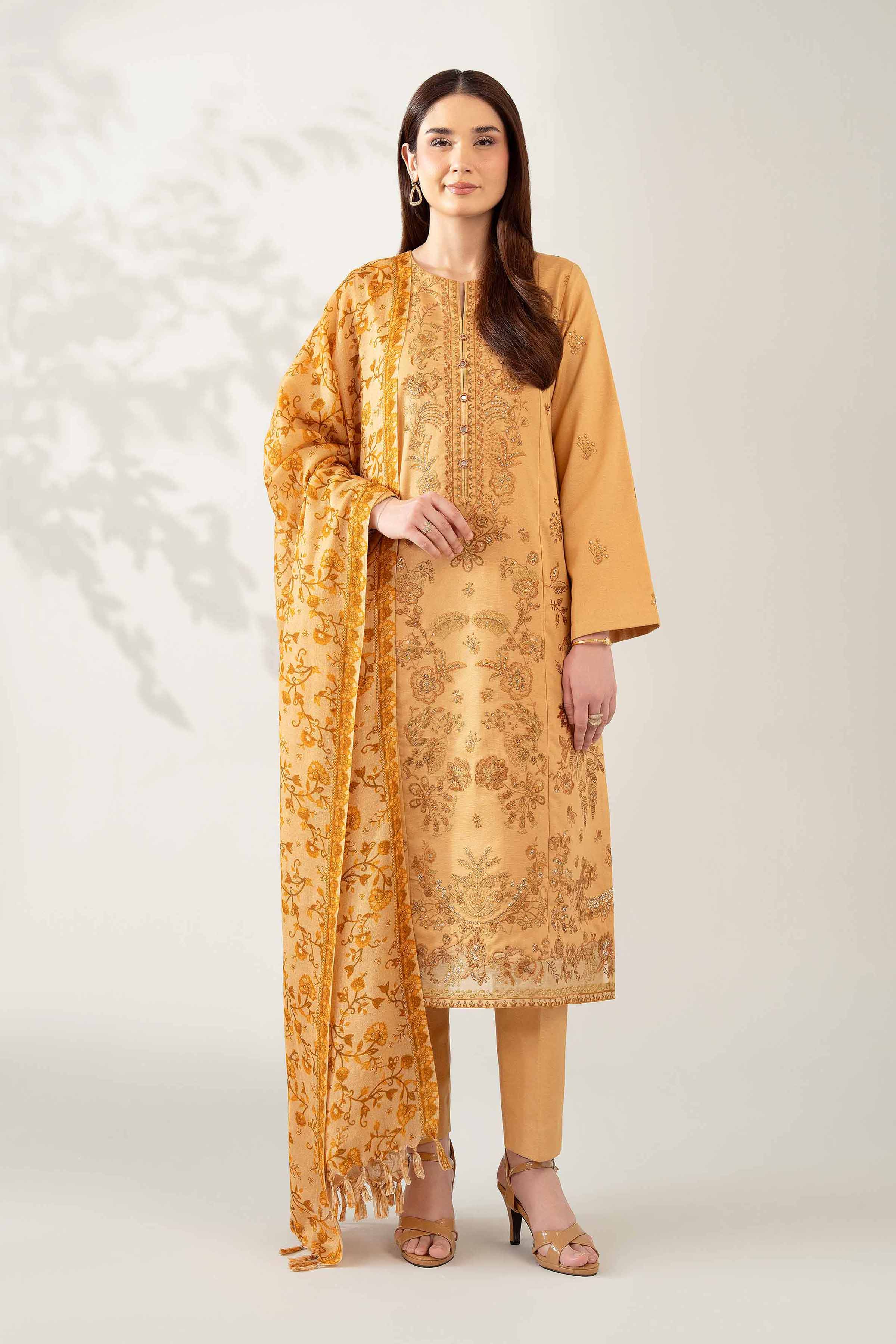 3 Piece - Digital Printed Embroidered Suit - 42502301 for Women - Unstitched Collection | Nishat | Shop Online