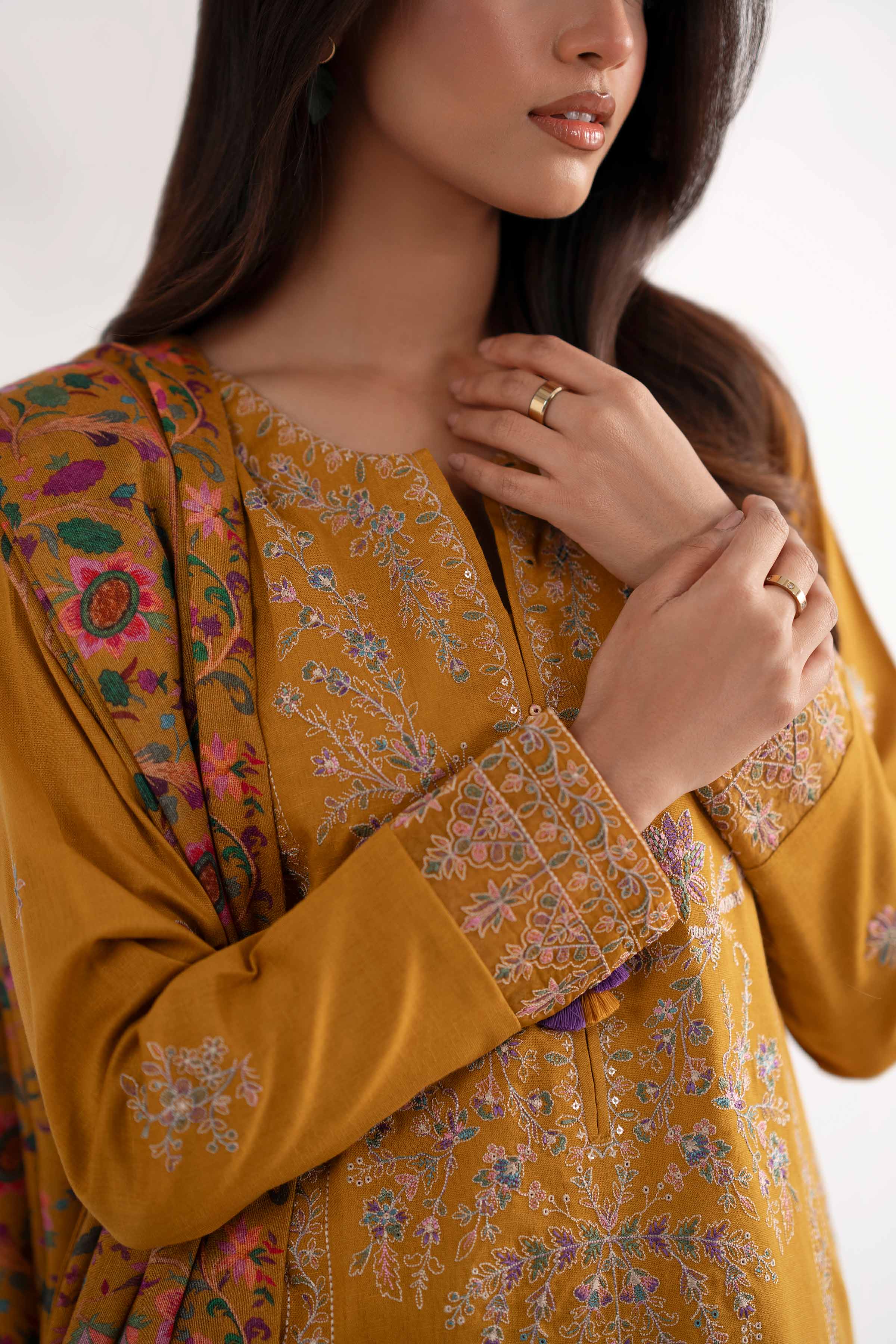 3 Piece - Digital Printed Embroidered Suit - 42502302 for Women - Unstitched Collection | Nishat | Shop Online