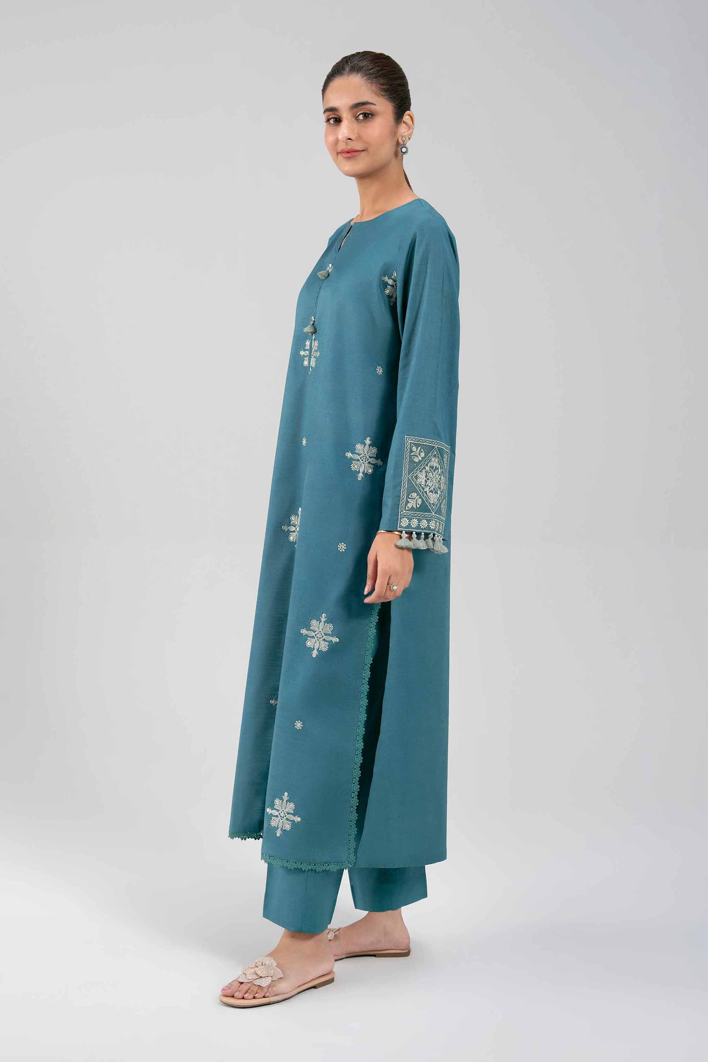 2 Piece - Embroidered Suit - 42502307 for Women - Unstitched Collection | Nishat | Shop Online