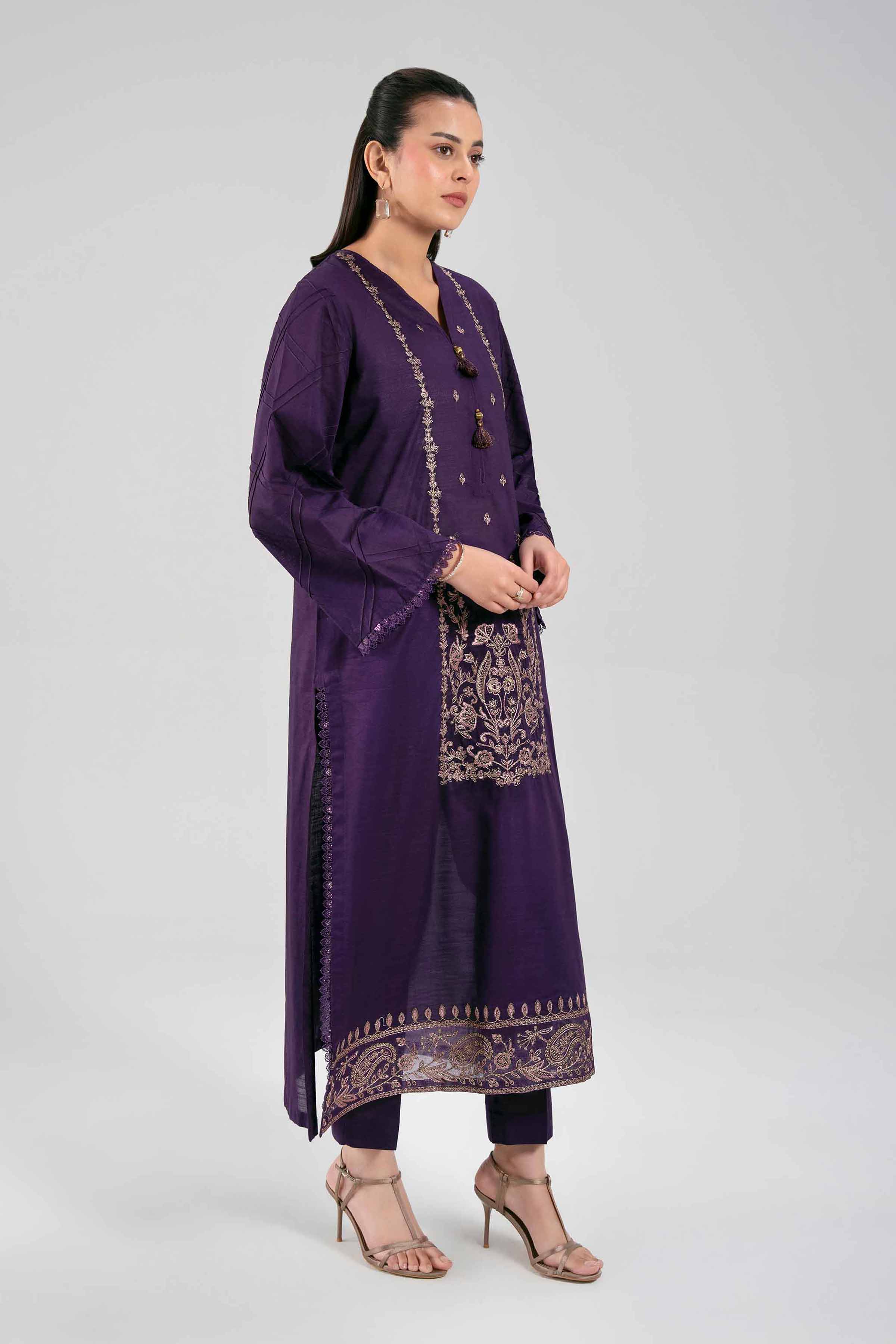 2 Piece - Embroidered Suit - 42502311 for Women - Unstitched Collection | Nishat | Shop Online