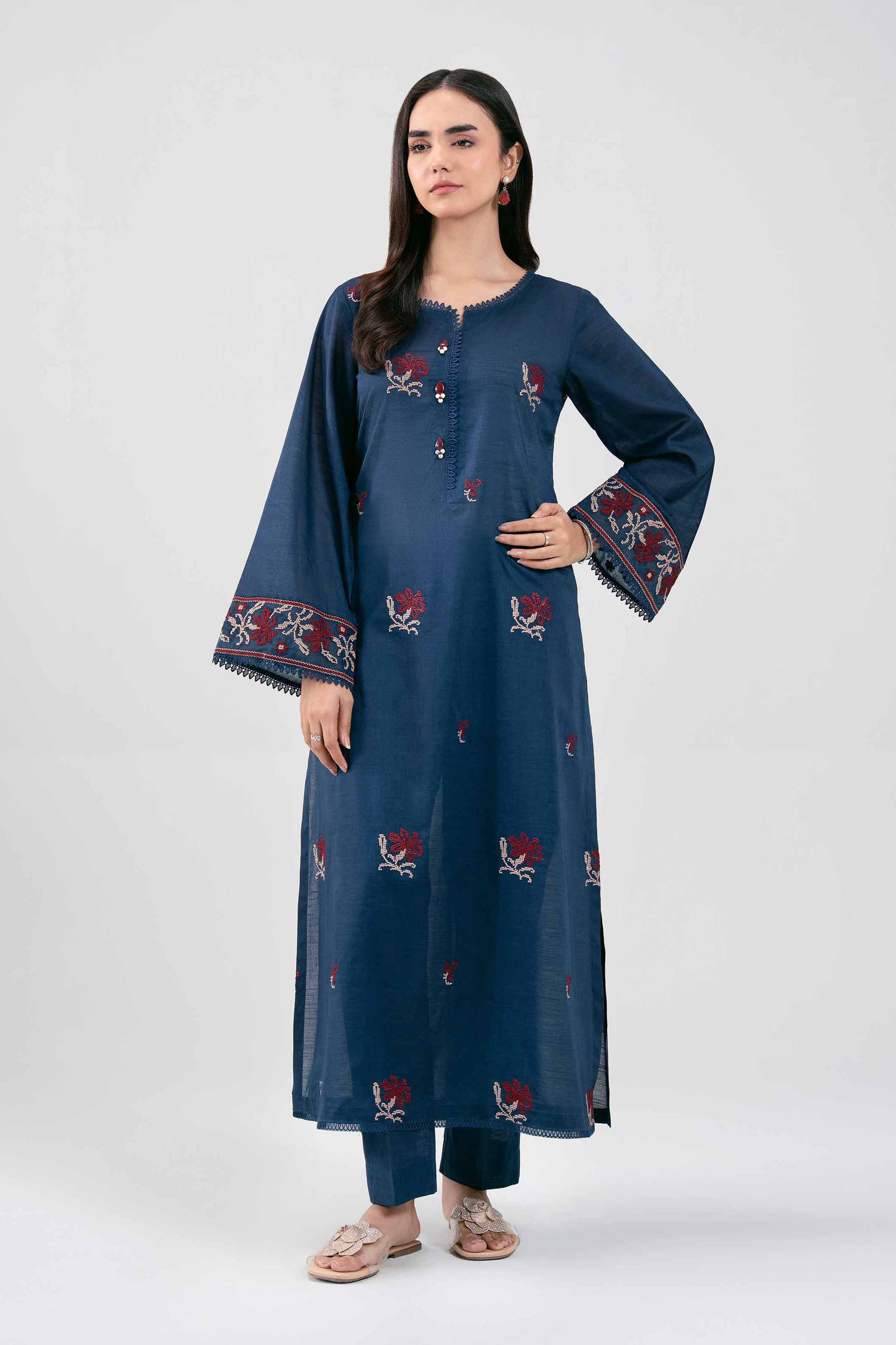 2 Piece - Embroidered Suit - 42502312 for Women - Unstitched Collection | Nishat | Shop Online